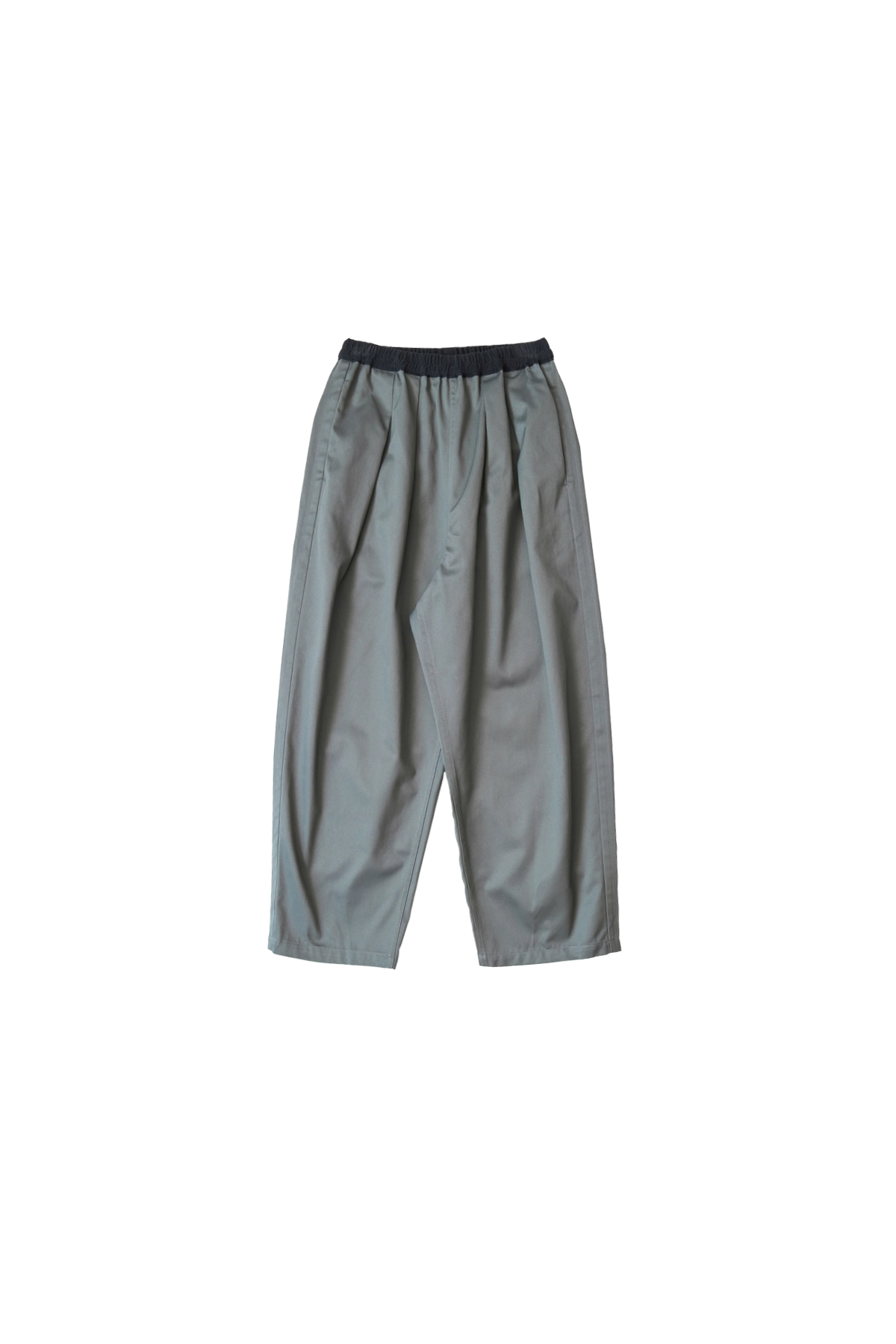 Maison Margiela Drawstring Cotton Trousers Grey