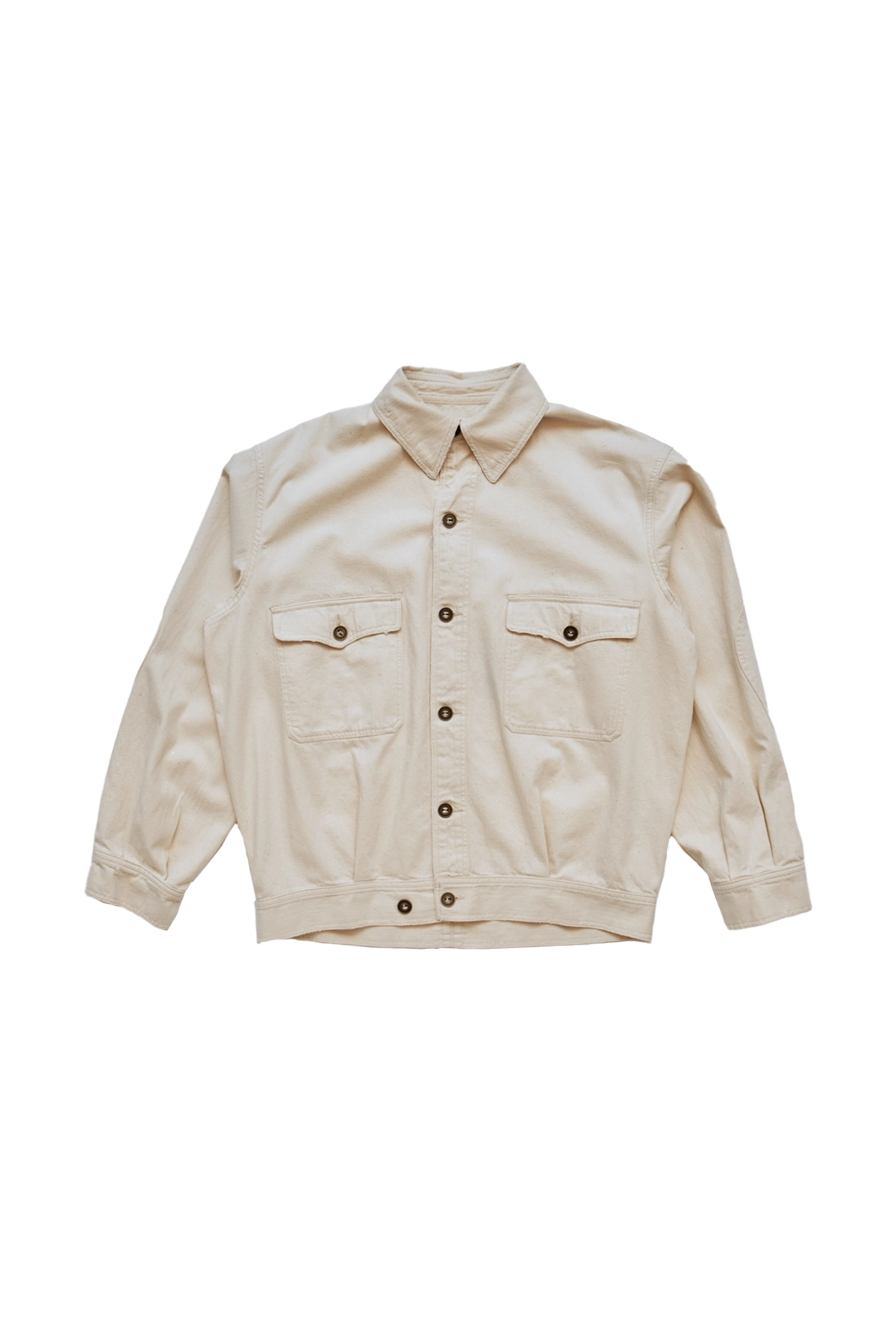 Maison Margiela Off-White Trucker Denim Jacket White