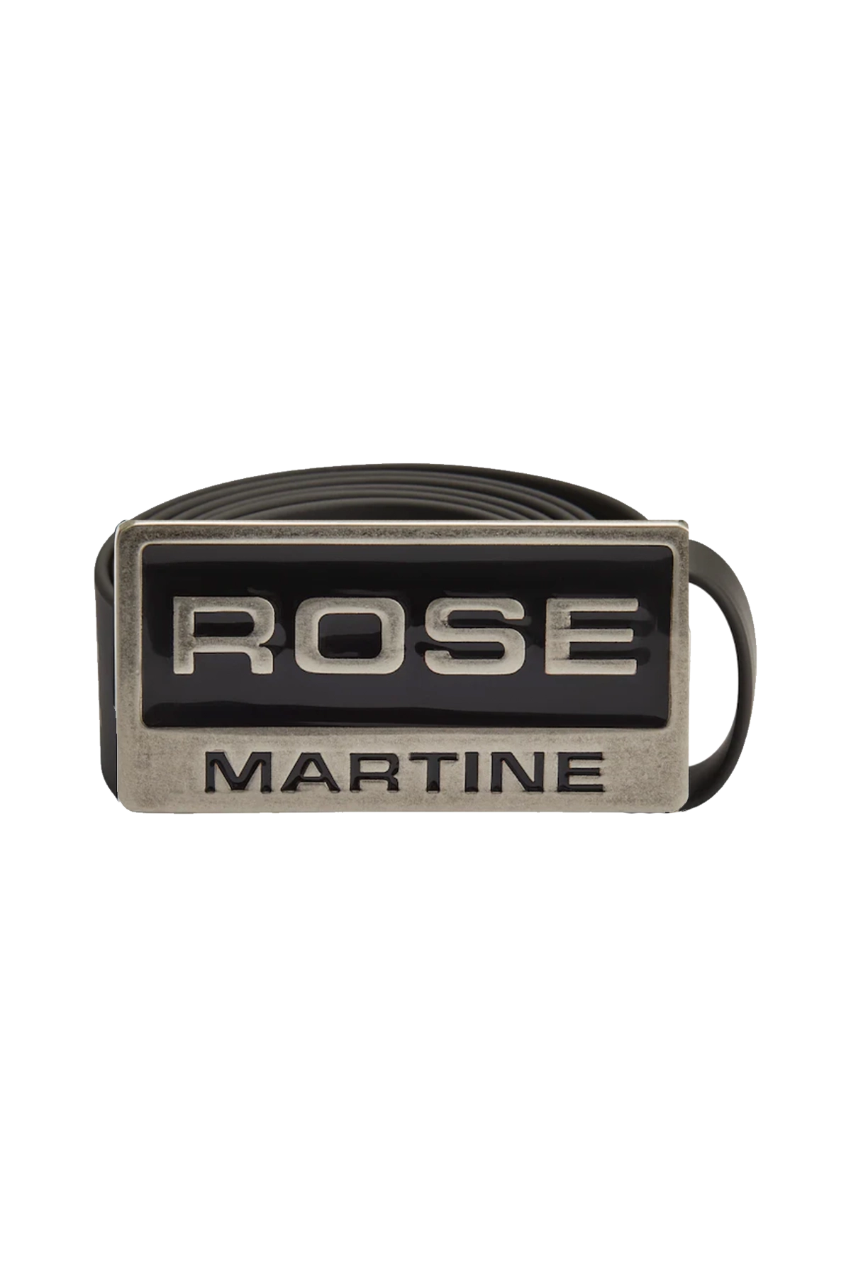 Martine Rose Rubber Tyre Belt Black