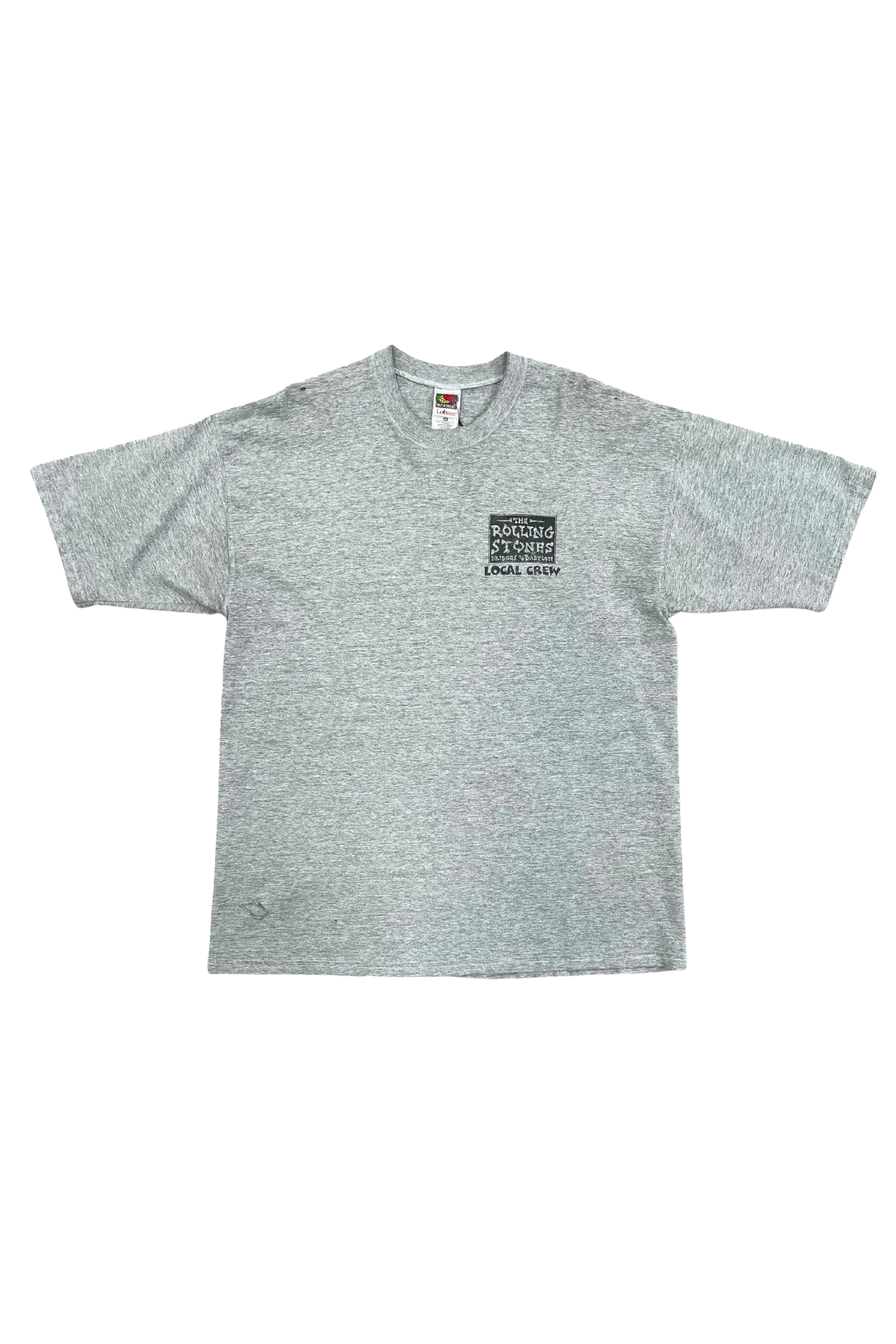 Mr. X Rolling Stones Bridge Of Babylon Vintage Crew 1990'S T-Shirt Gray