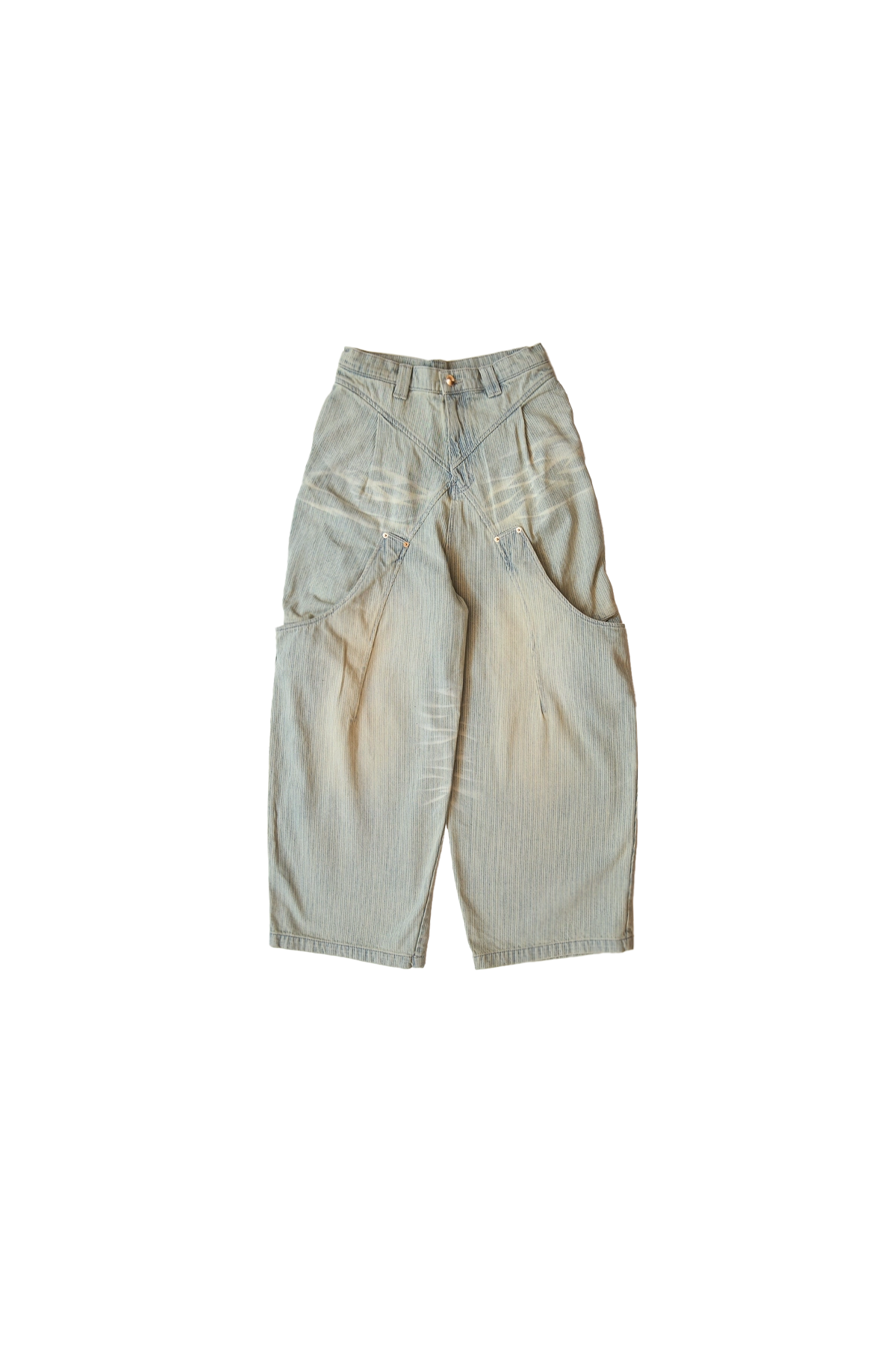 Namesake Billie Bibs Light Denim Pants Blue