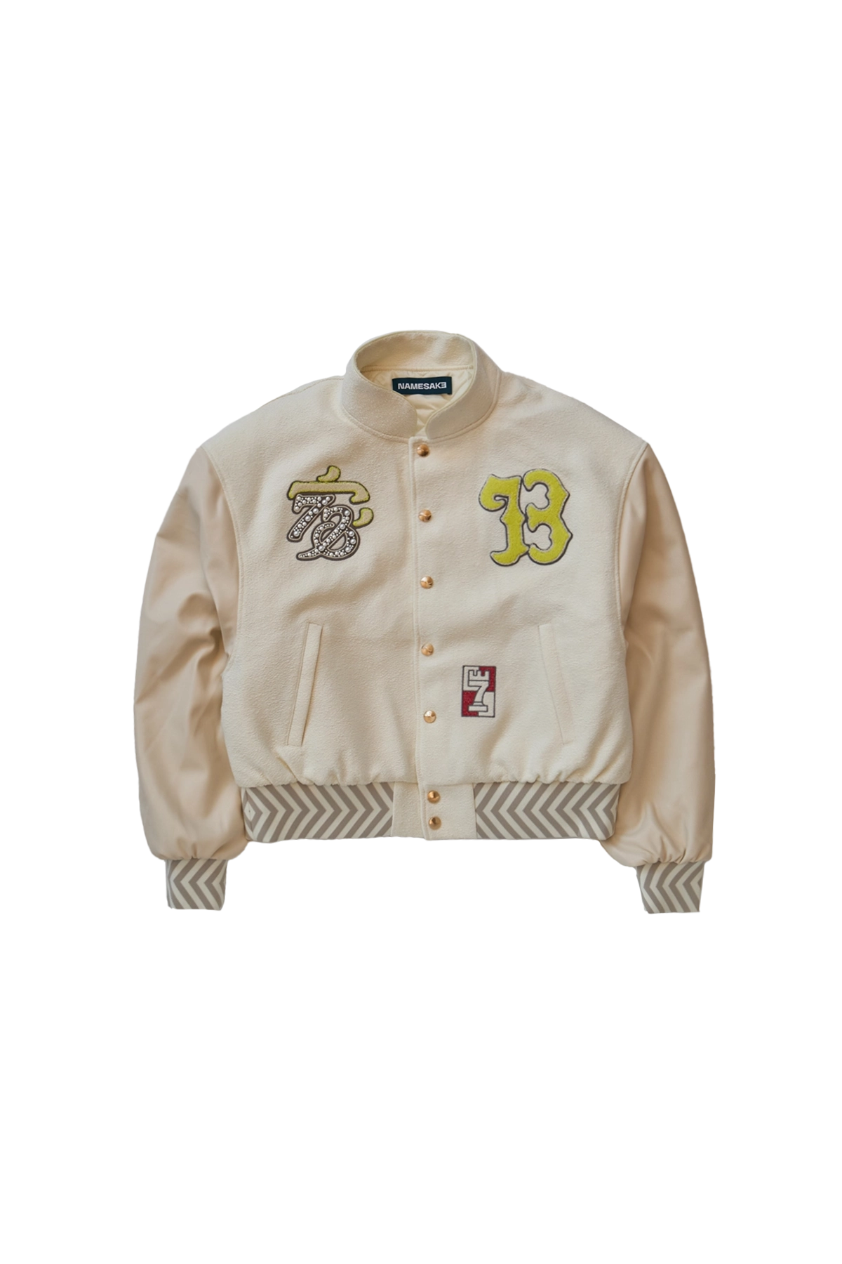 Namesake Georgia Homecoming Varsity Jacket White