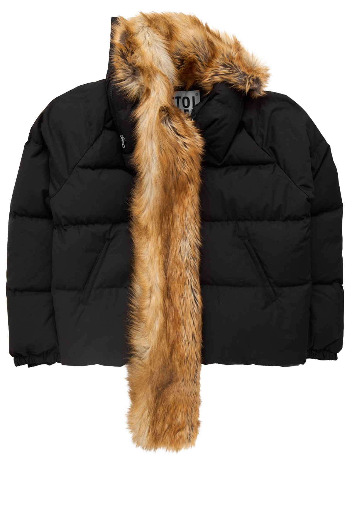 Ottolinger High Collar Puffer Jacket Black – ESSXNYC