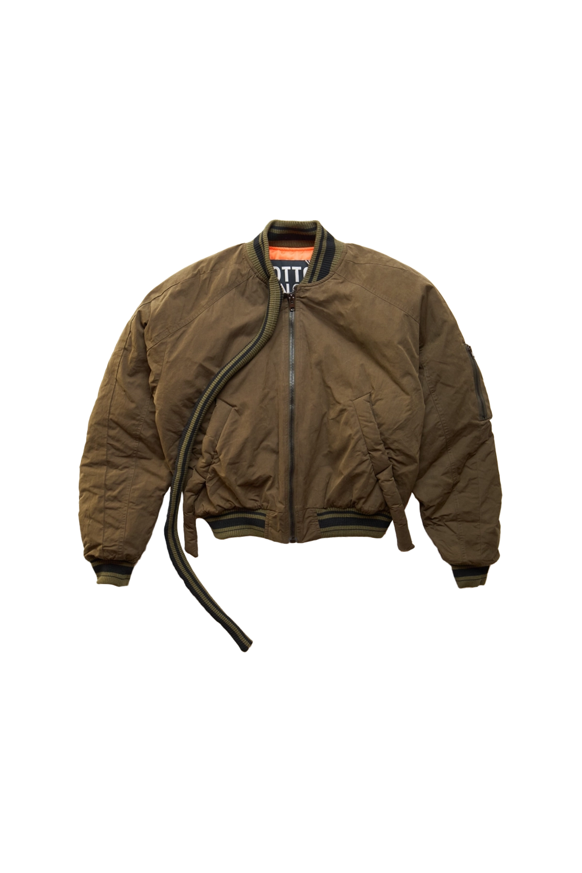 Ottolinger Strap Bomber Jacket Green