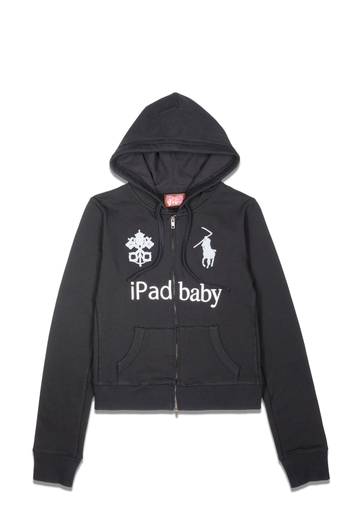 Praying Ipad Baby Hoodie Black
