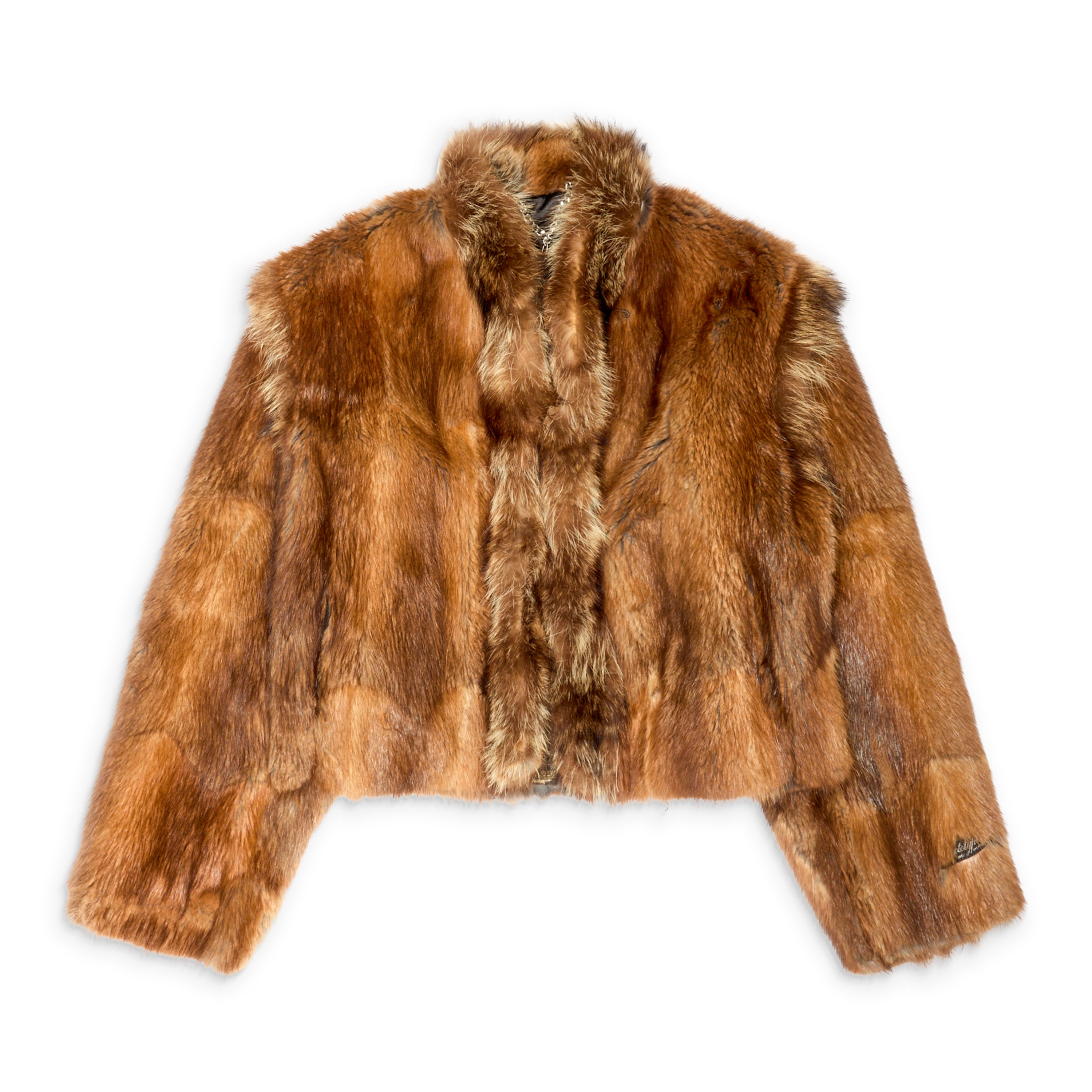 Prototypes Vintage Short Fur Jacket Brown