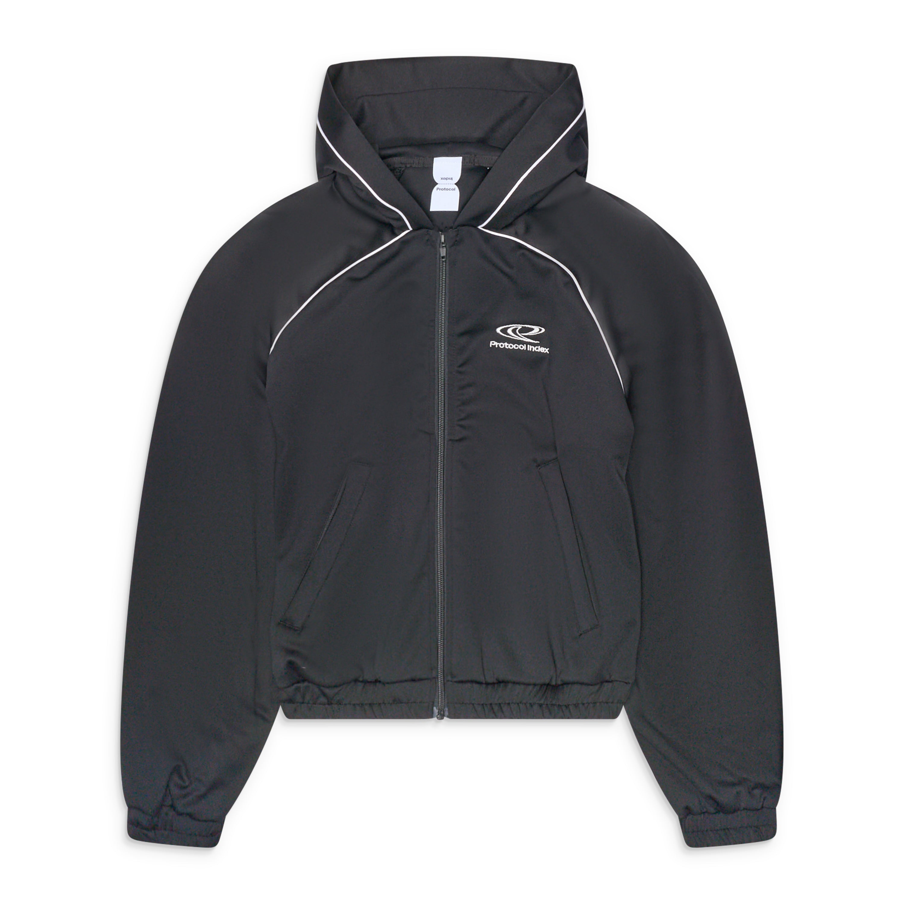 Protocol Index Atheleisure Jersey Zip Hoodie Black