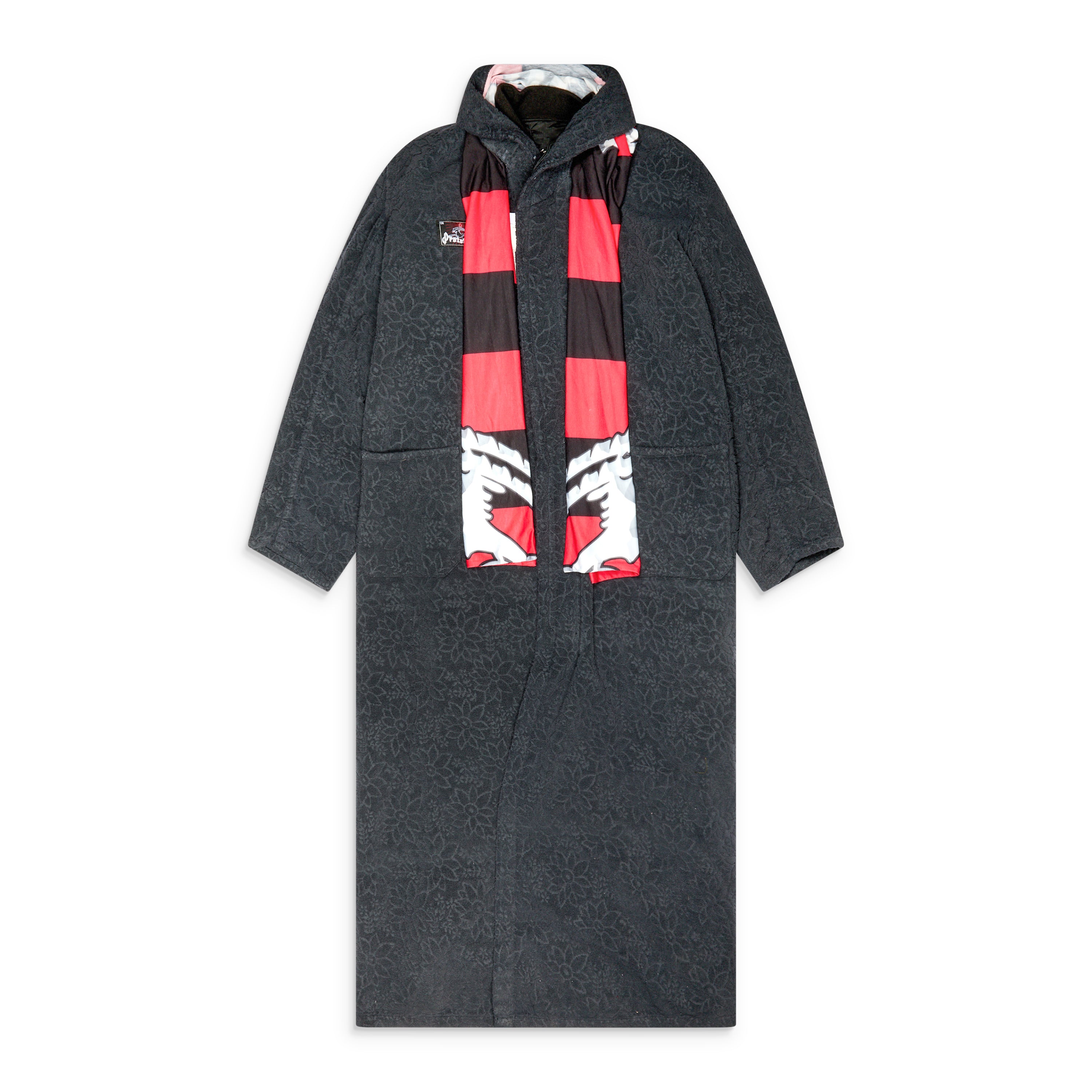 Prototypes Terrycloth Dark Grey Bathrobe-Coat Grey