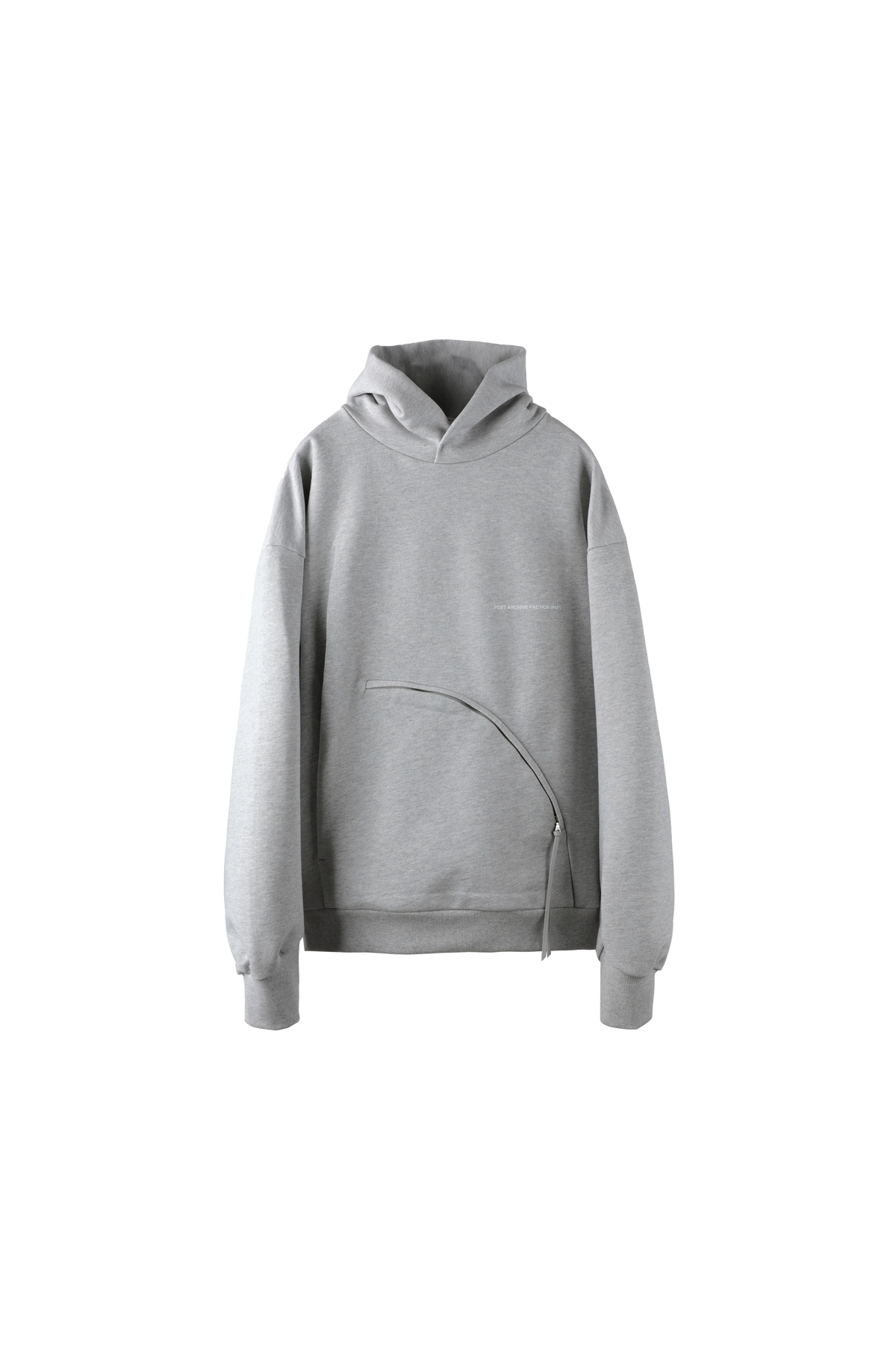 POST ARCHIVE FACTION (PAF) 8.0 Hoodie Center Grey – ESSXNYC