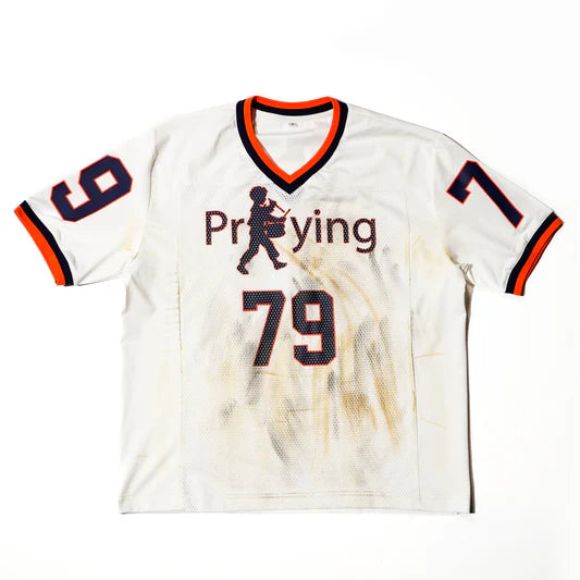 Praying Drummer Boy Jersey Grey