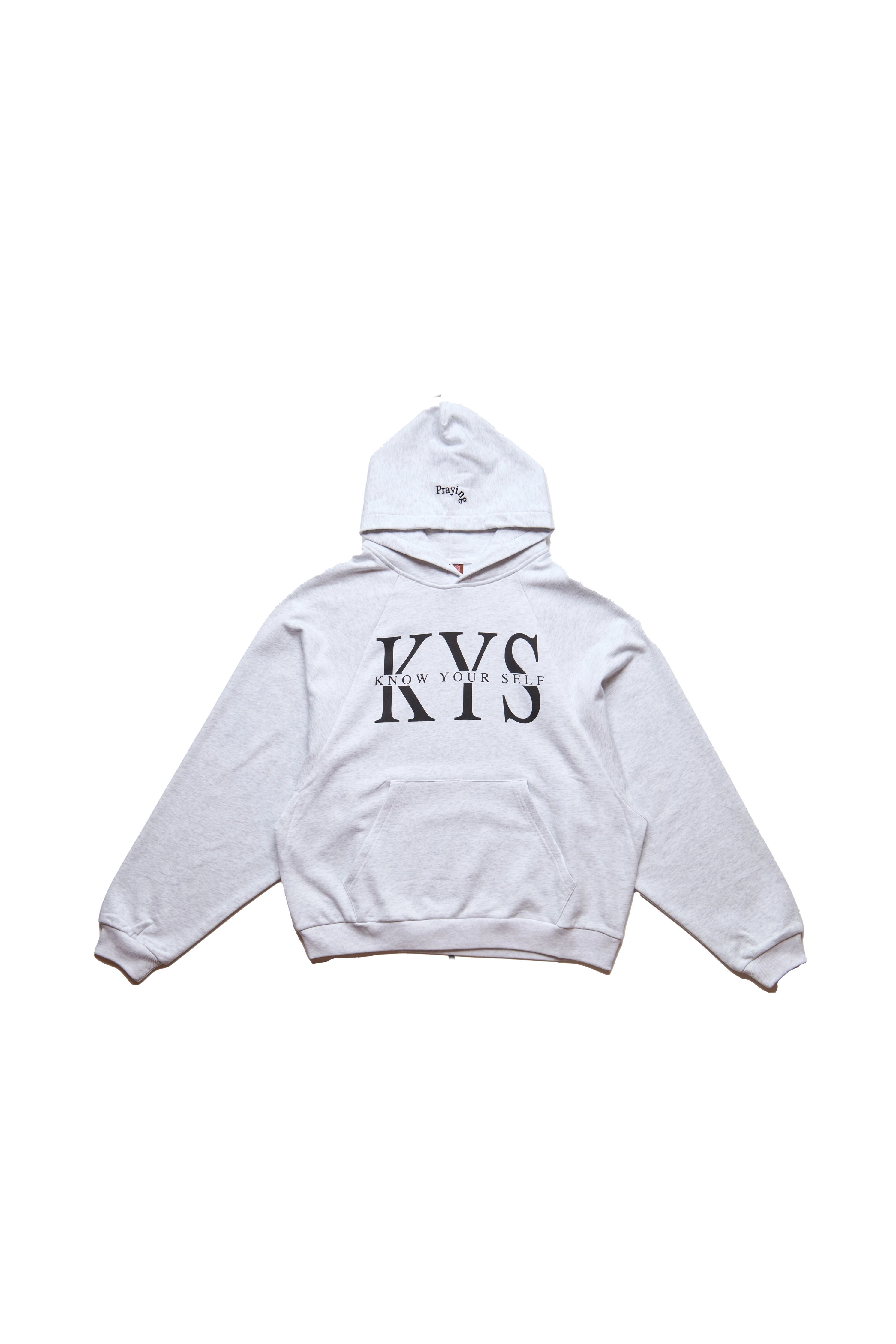 Praying KYS Hoodie Grey