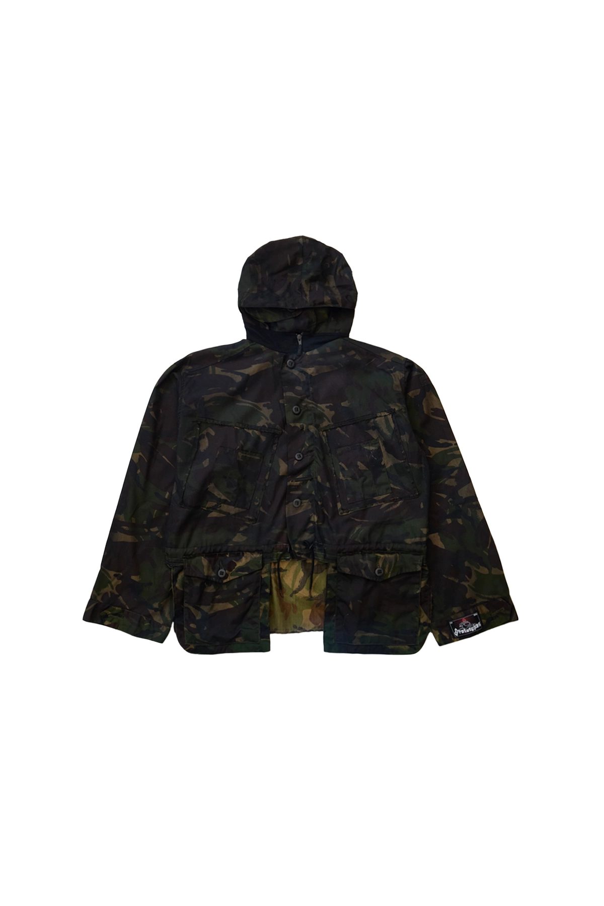 Prototypes Overdyed Camo Parka Green
