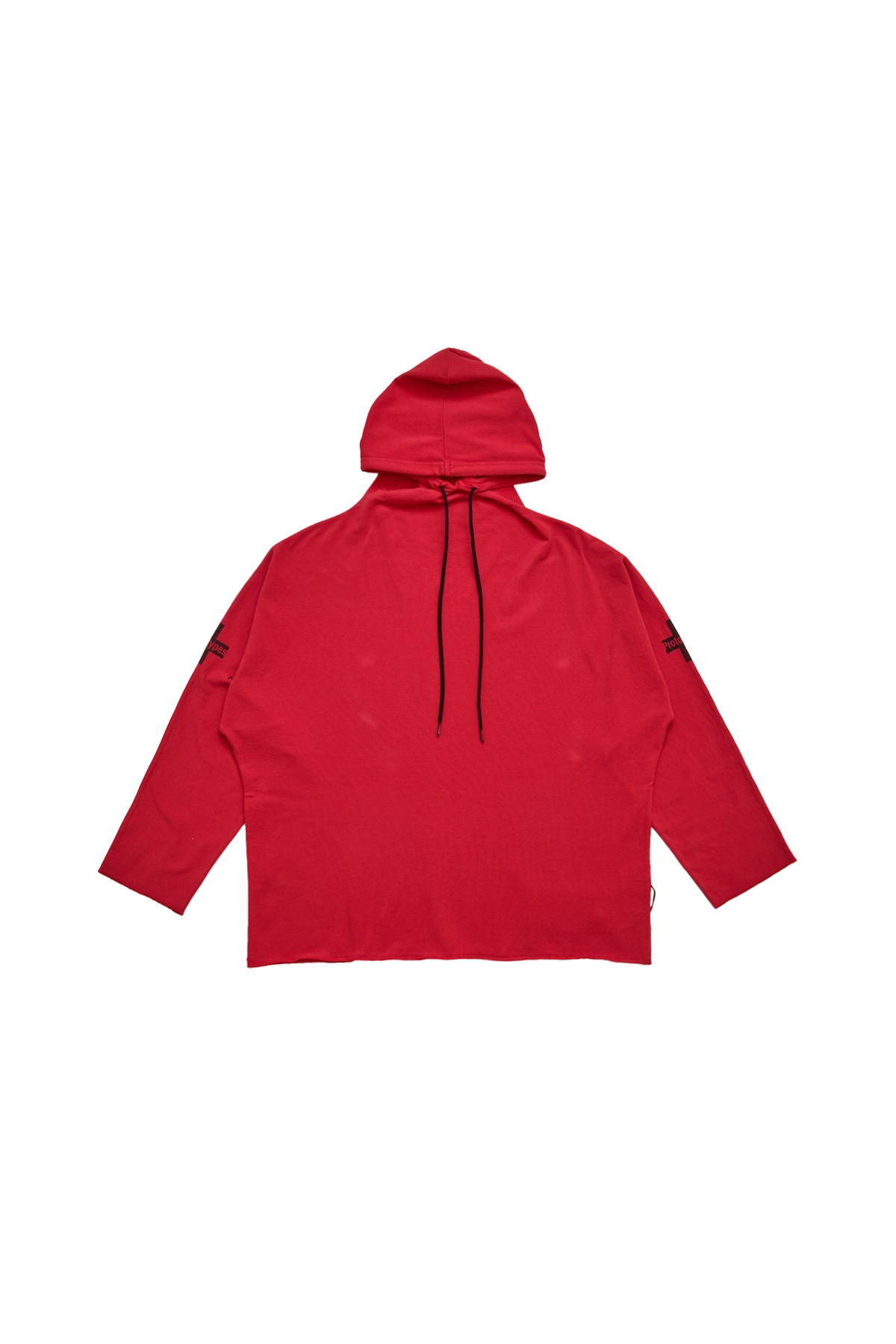 Prototypes Waffle Twisted Hoodie Red