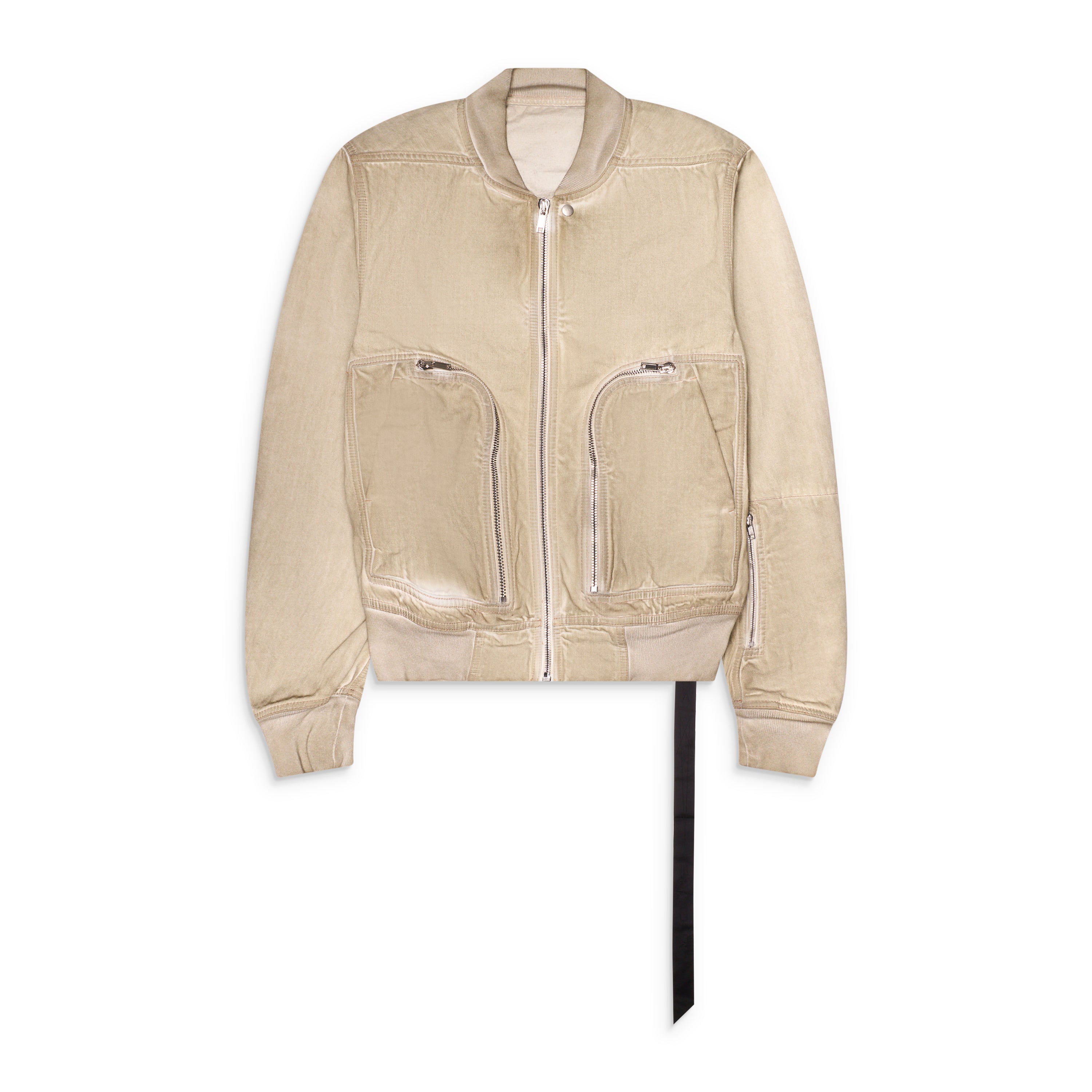 Rick Owens DRKSHDW Bauhaus Flight Bomber Beige