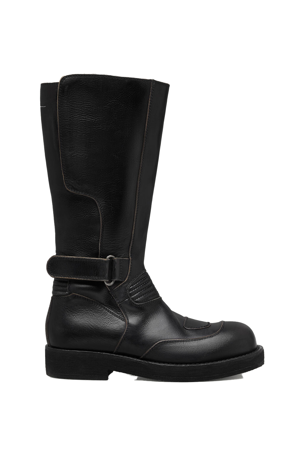 MM6 Maison Margiela Mid Leather Boot Black