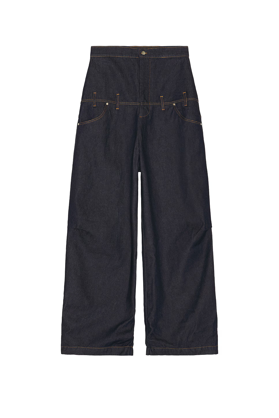 Spencer Badu Double-Waisted Denim Blue