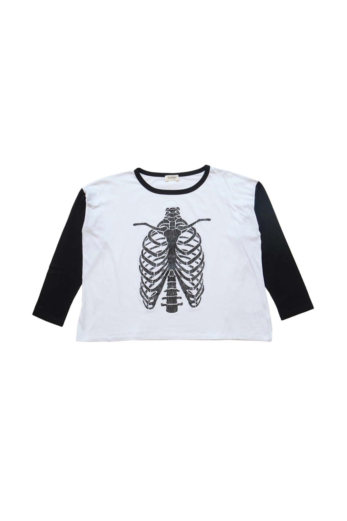 Second Layer Shrine Bball Tee White