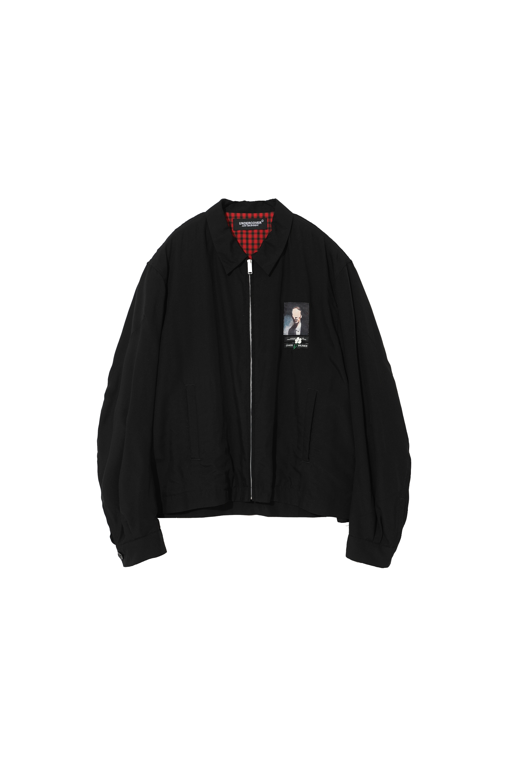 Undercover Zip Up Jacket With Picture Black