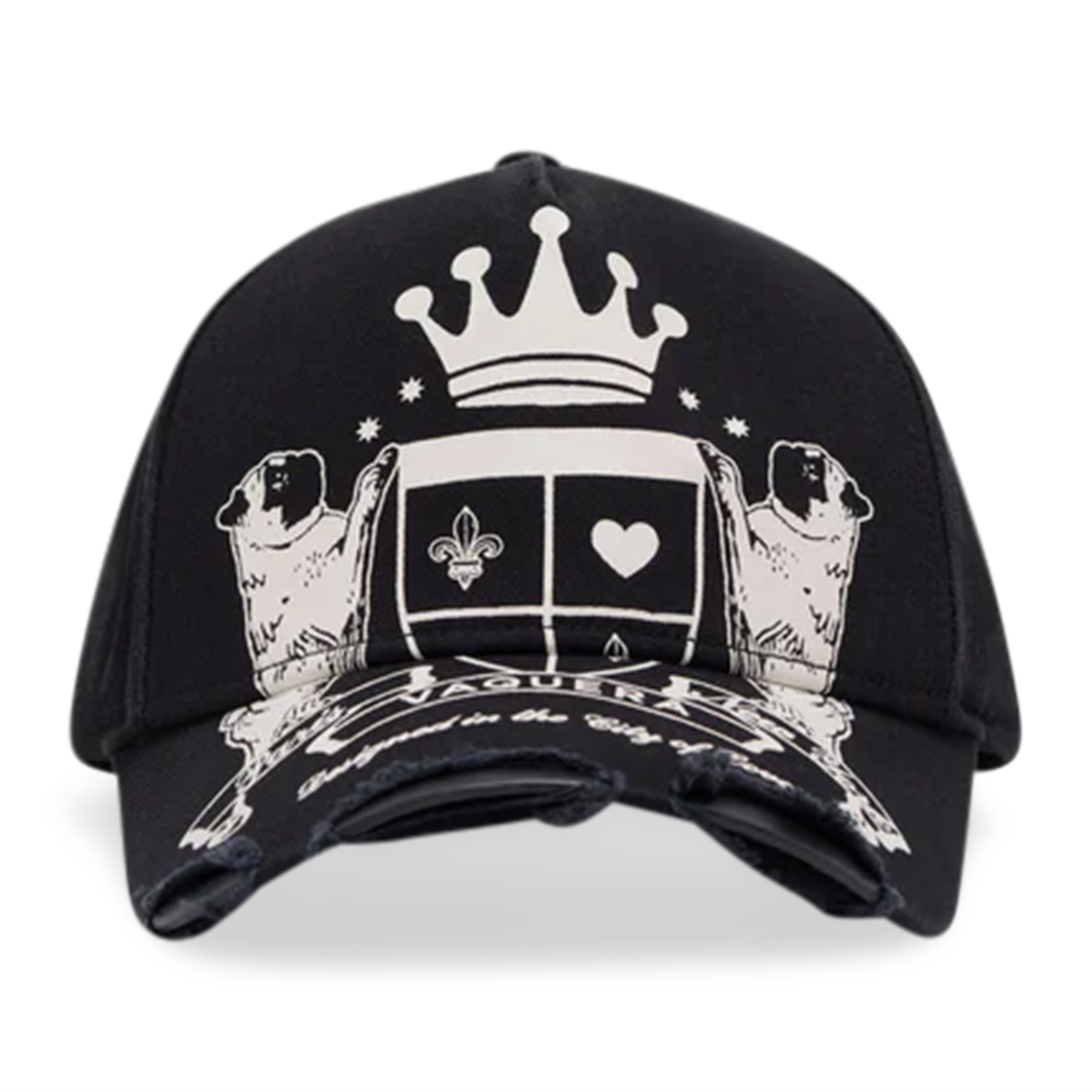 Vaquera Crown Baseball Hat Black