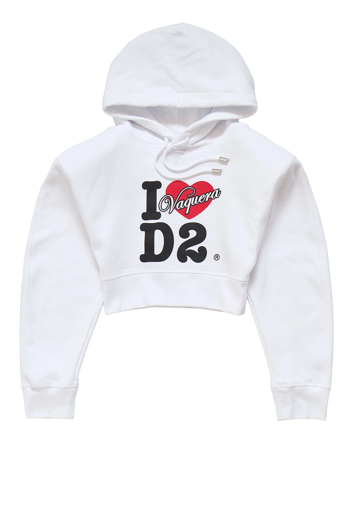 Dsquared2 Vaquera Gimy Dean Hoodie White 1