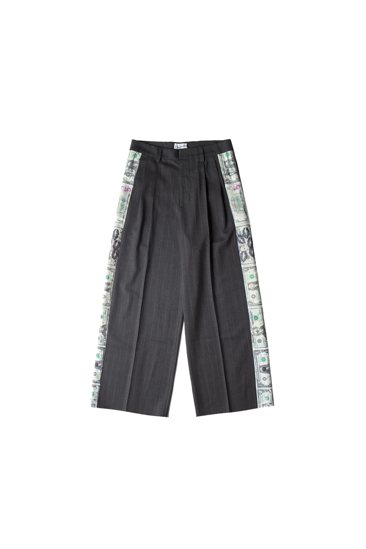 Vaquera Dollar-Print Trousers – ESSXNYC Vaquera Dollar-Print Trousers – ESSXNYC
