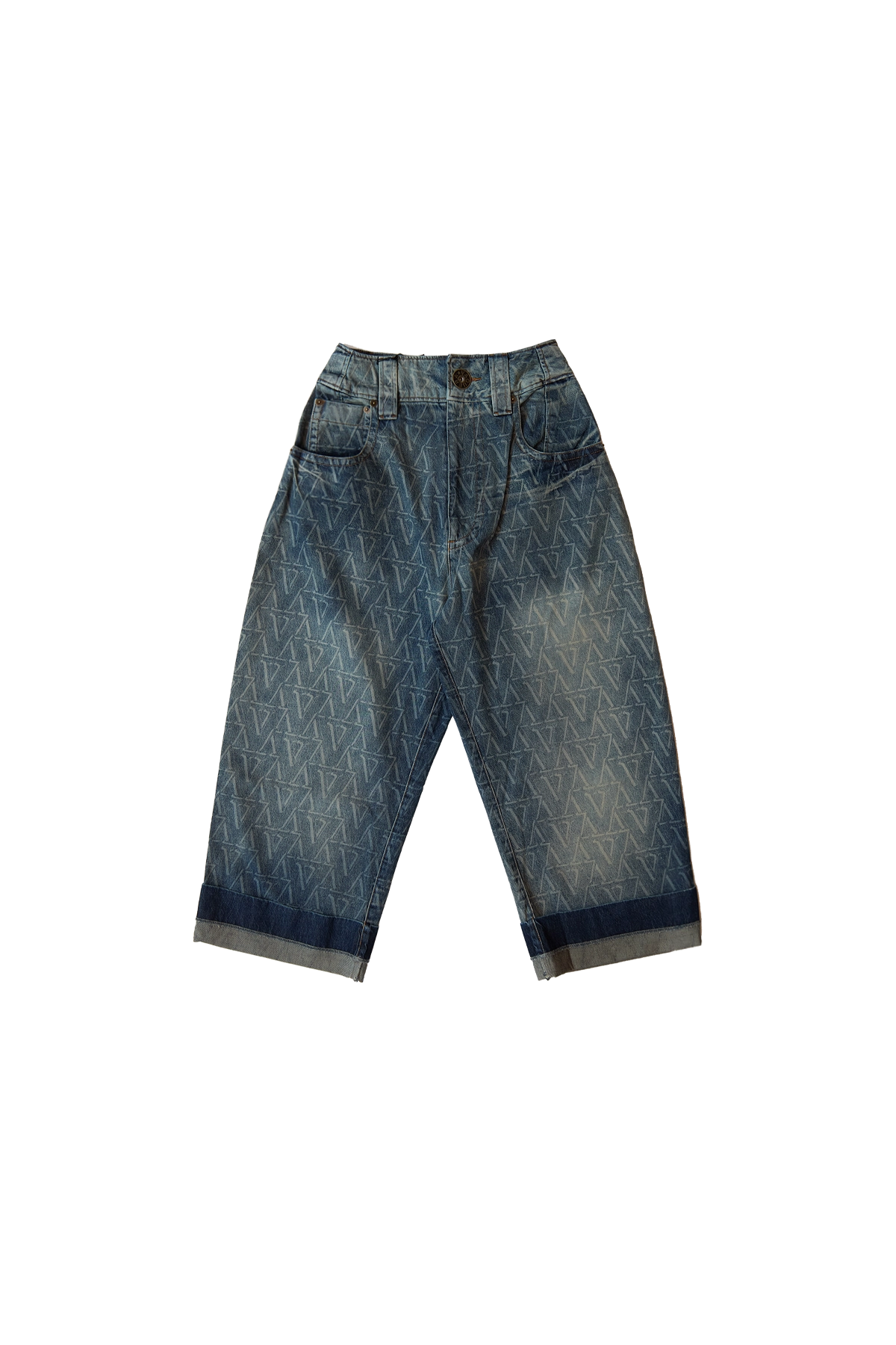 Vaquera Women Baby Jeans Woven Blue