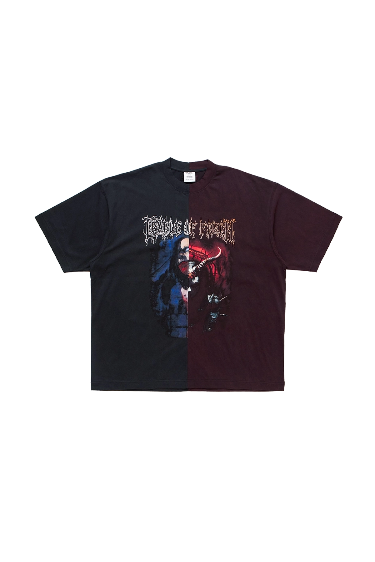 Vetements Cof Cut-Up Oversized T-Shirt Black/Red – ESSXNYC