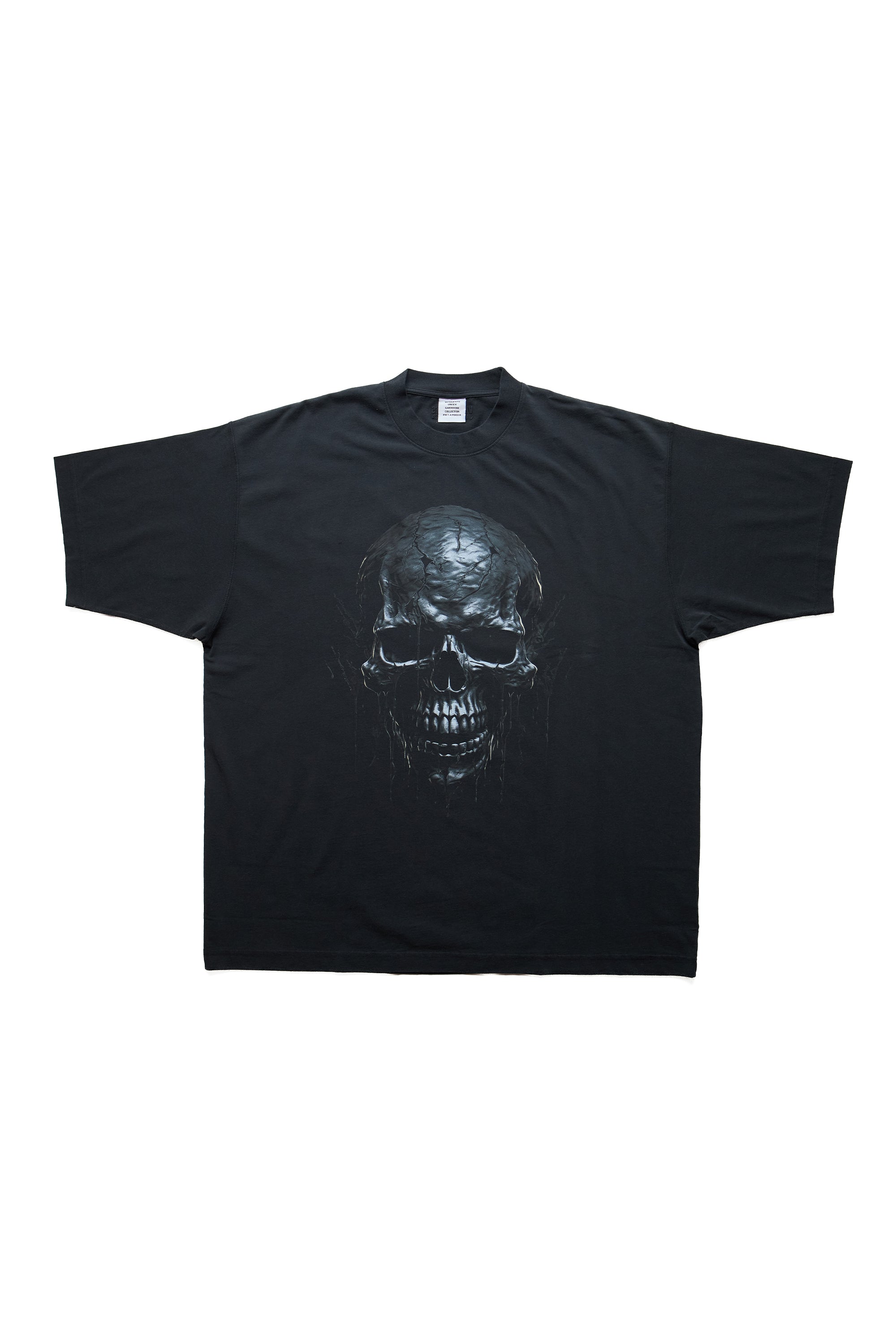 Vetements Black Skull Metal T-Shirt – ESSXNYC