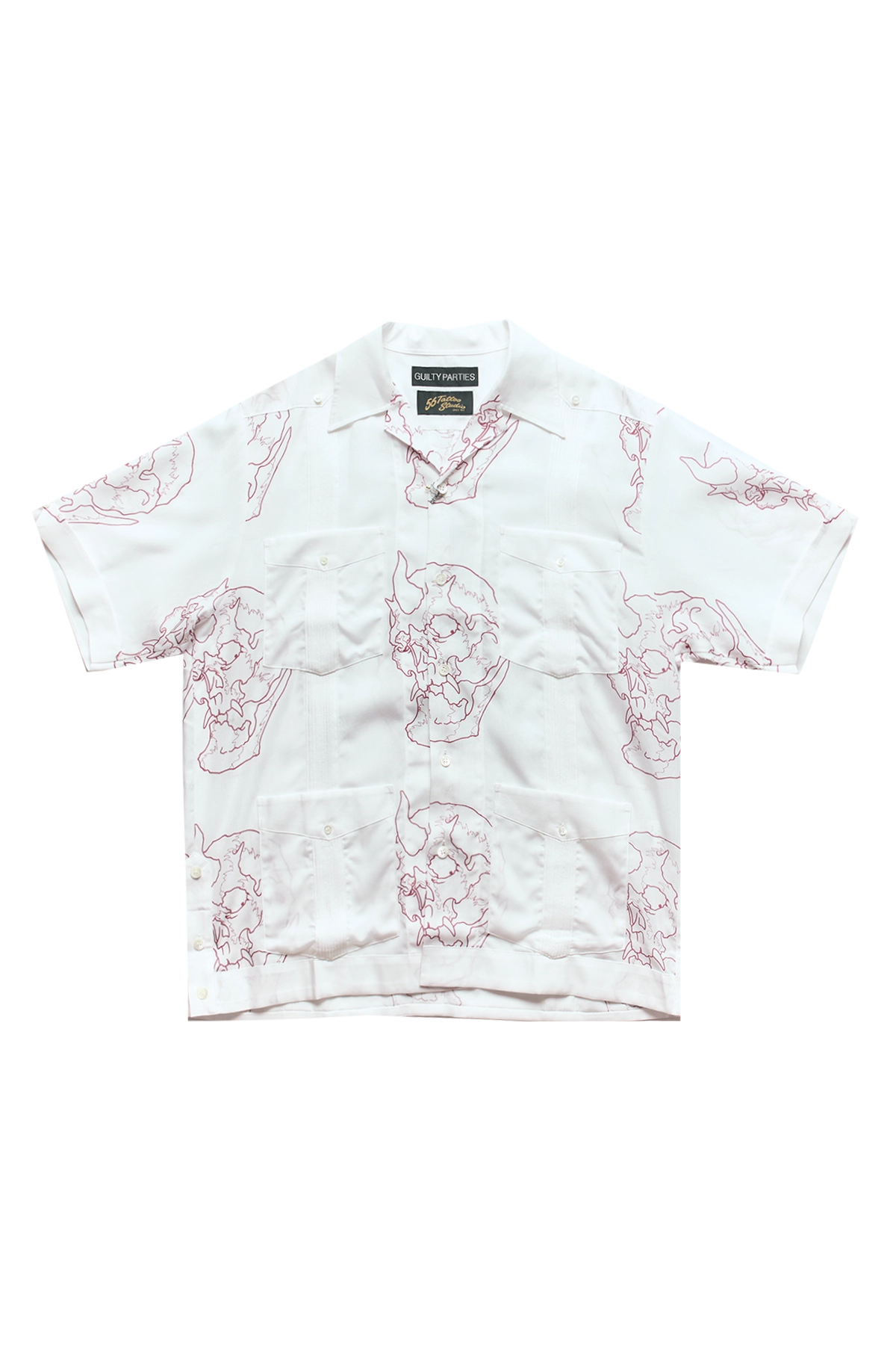 Wacko Maria 56 Tattoo Studio / Cuba Shirt S/S White 1