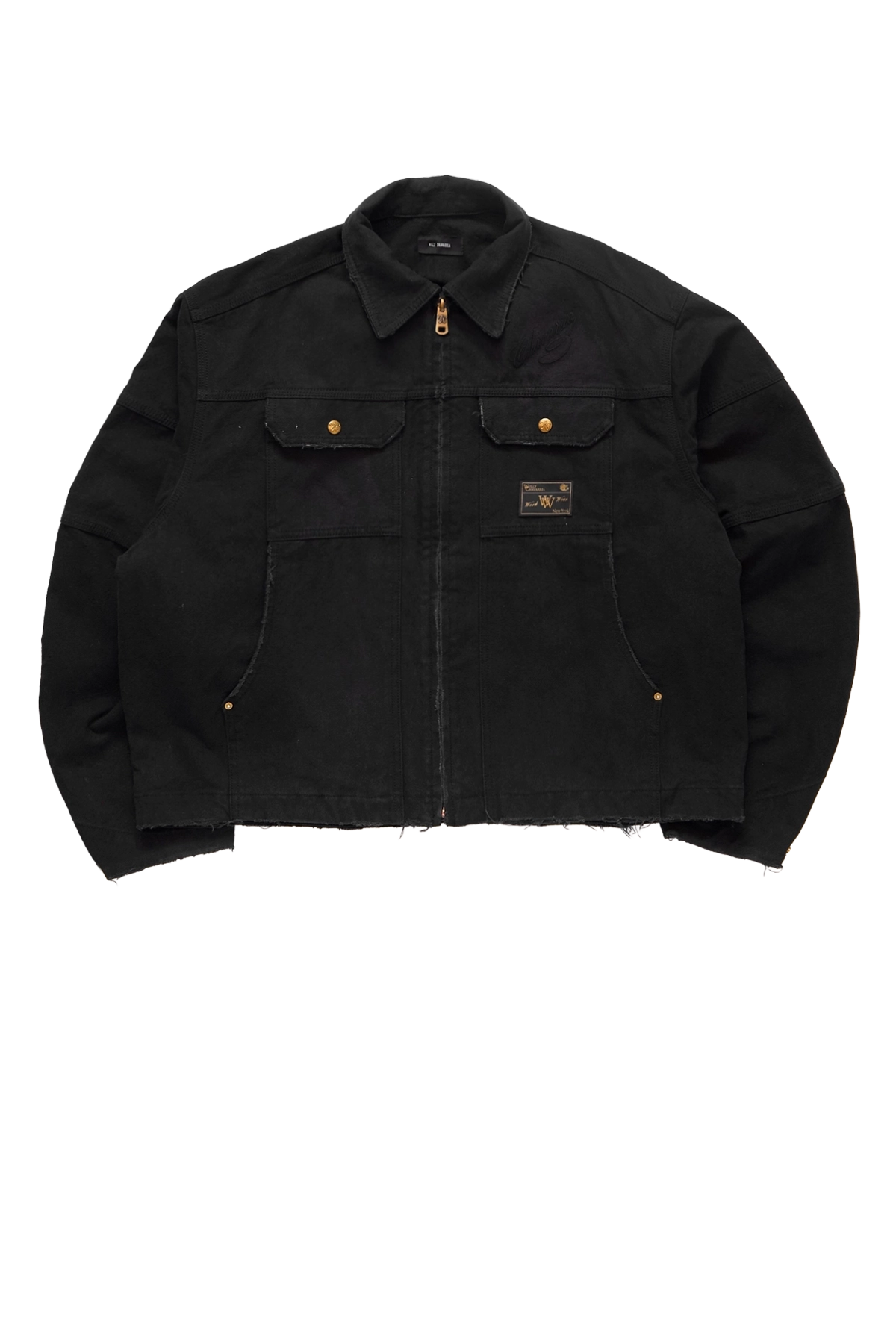 Willy Chavarria Stockton Work Jacket Black – ESSXNYC Willy Chavarria Stockton Work Jacket Black – ESSXNYC