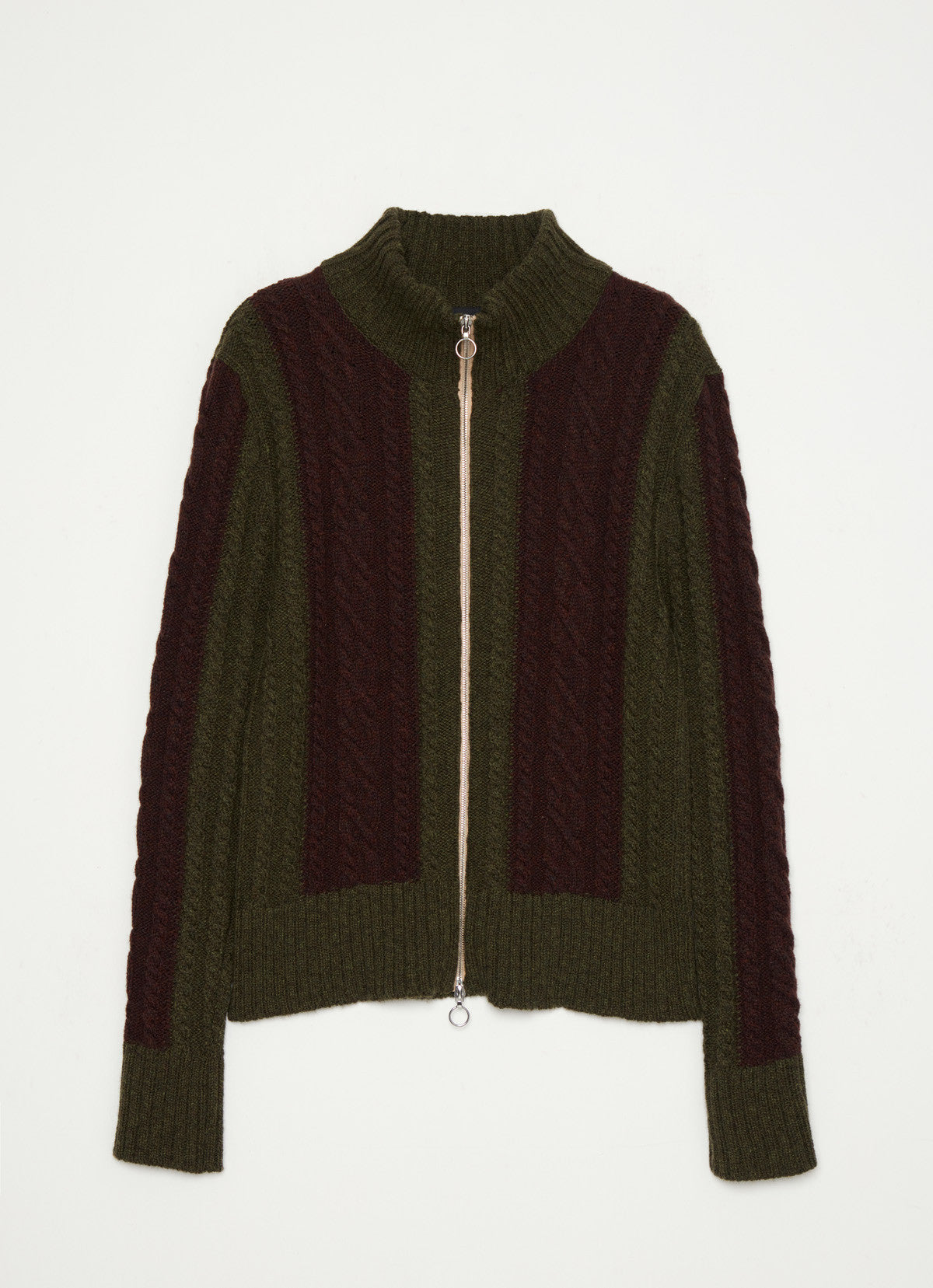 Edward Cuming Aaron Zip-Up Knit Jacket