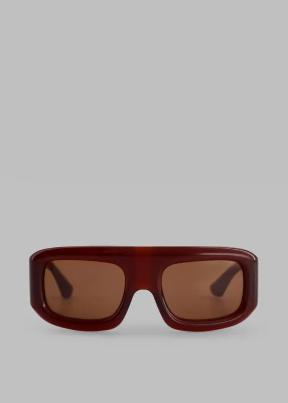 Port Tanger Mauretania Terra Cotta Acetate /Dhahab Lens Sunglasses