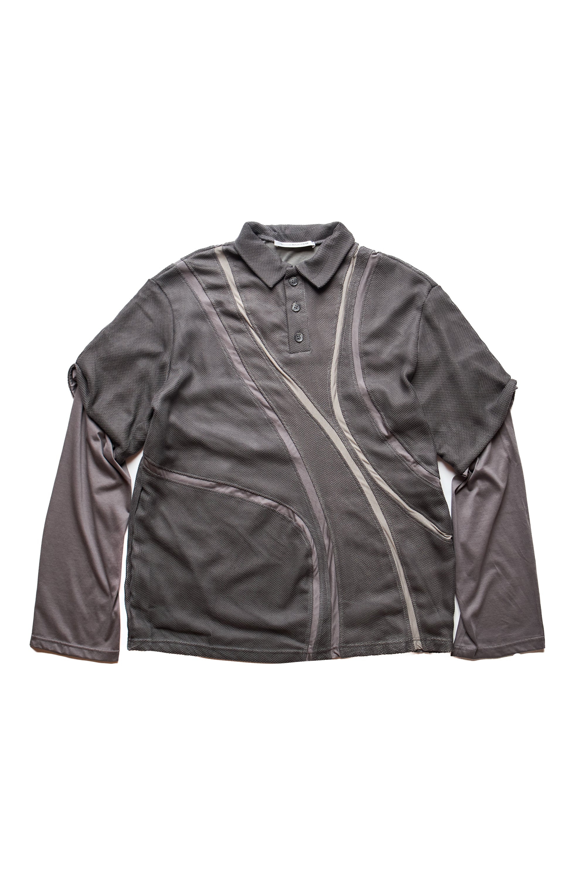 HAMISH LONG SLEEVE LAYERED POLO