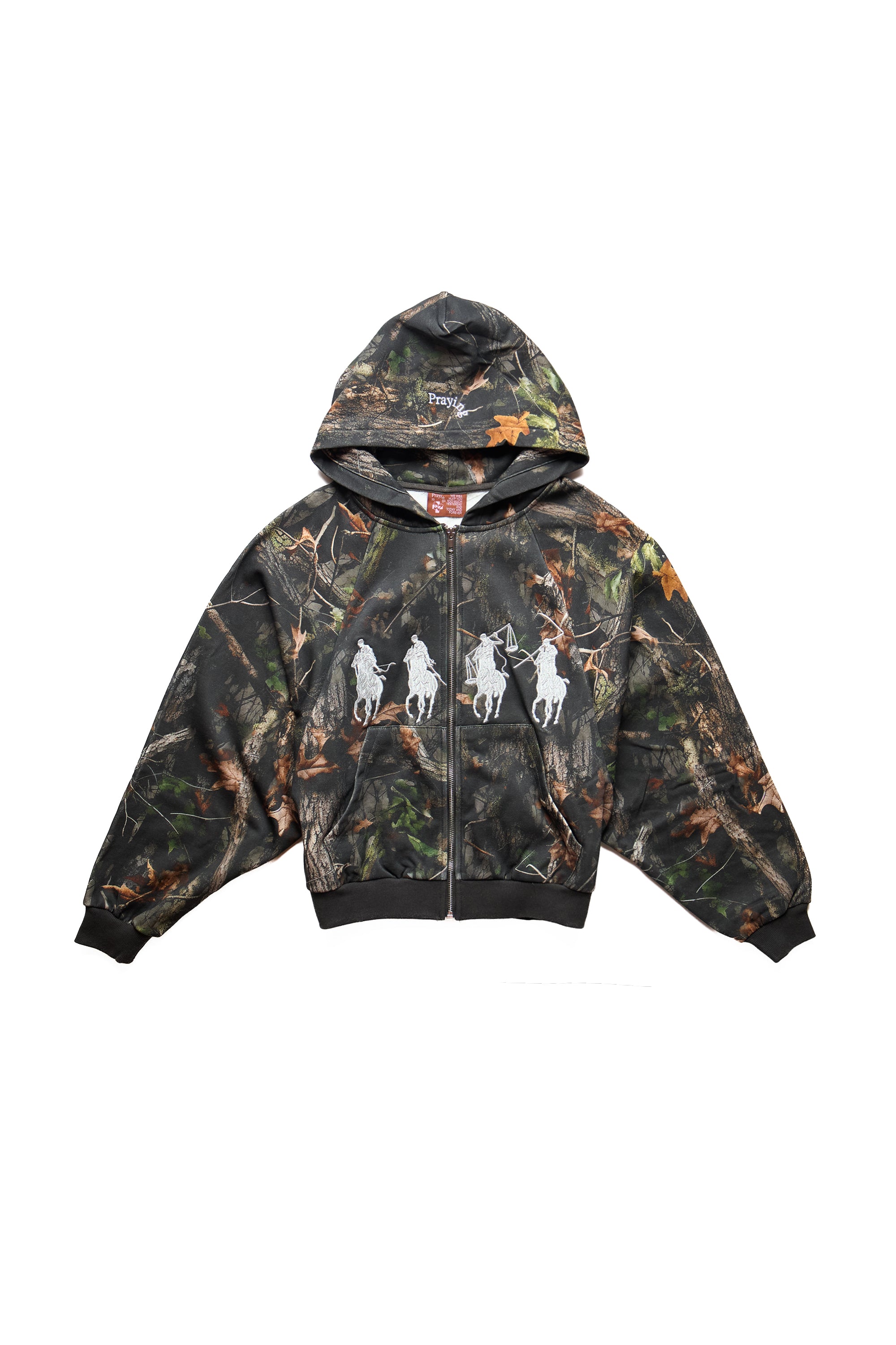 Praying Horseman Zip Hoodie – ESSXNYC