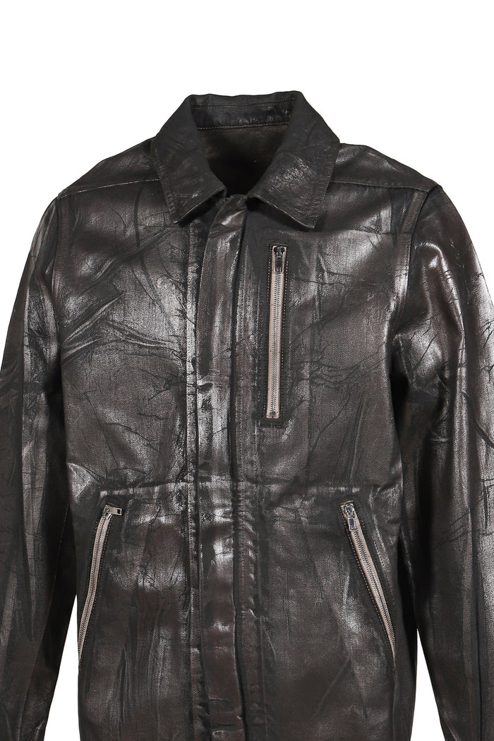 Rick Owens Drkshdw Concealed Zipfront Jkt 94 Bronze