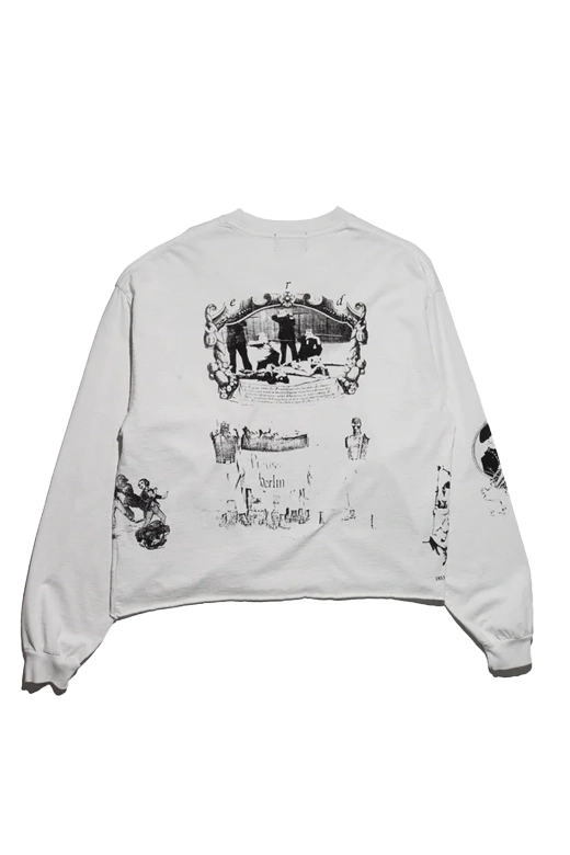 ERD Napoleon Ls T-Shirt Faded White