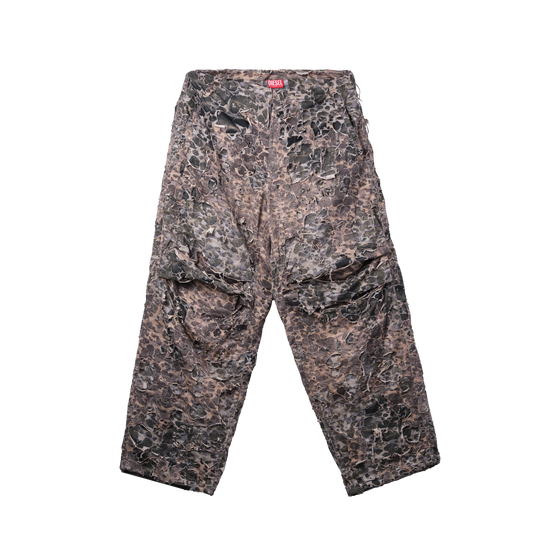 DIESEL CAMO BURN OUT PRINT PANTS