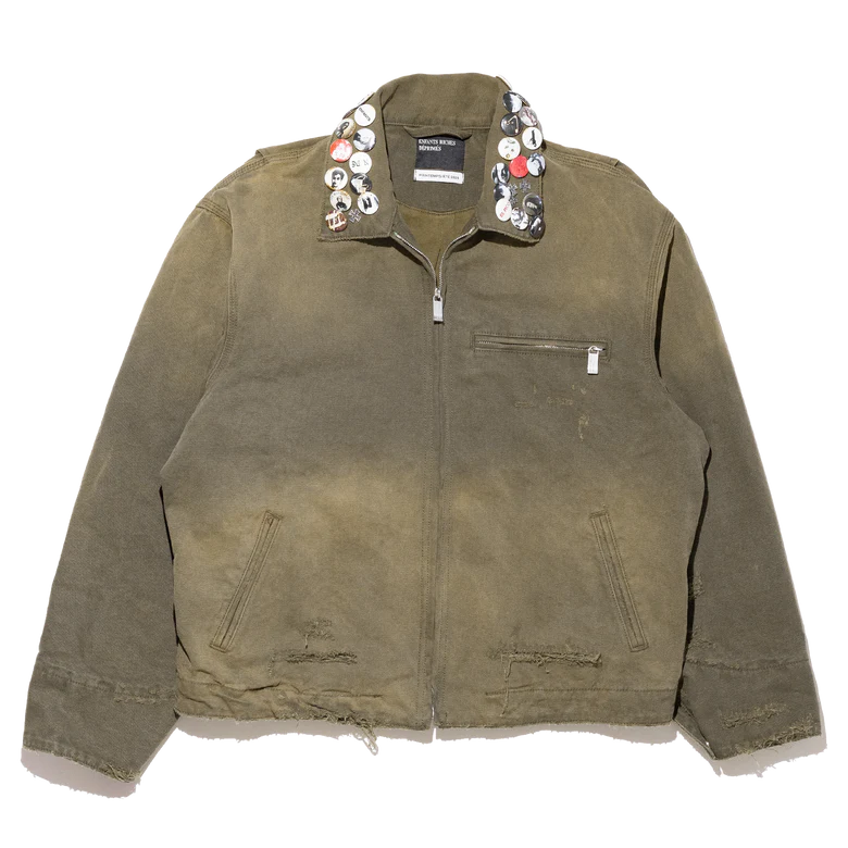 Enfants Riches Deprimes Berkley Acid Dealer Work Jacket Green 8873