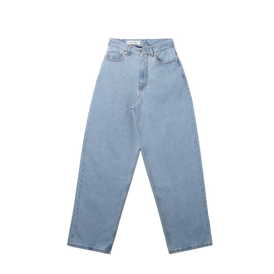 Y/PROJECT MULTI WAIST BAND JEANS BLUE