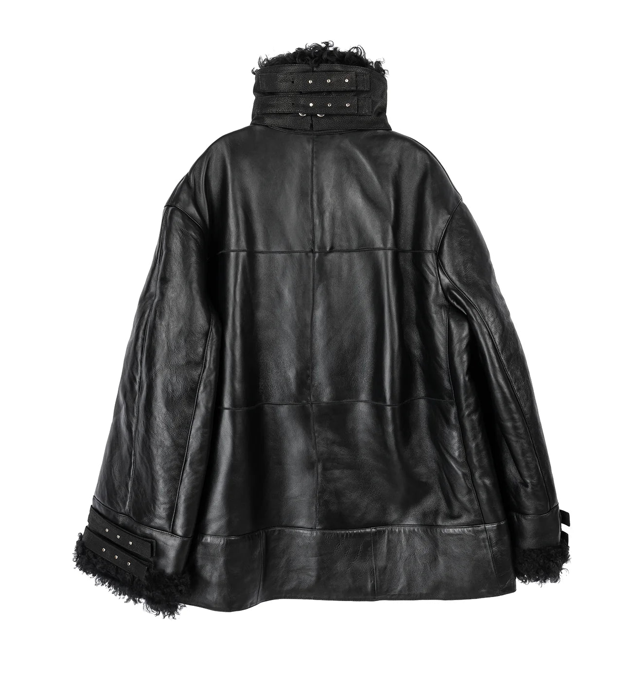 Matieres Fecales  Provoke Shearling Coat Black