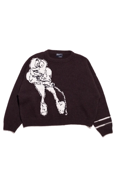Enfants Riches Deprimes Jean D. Sweater Brown – ESSXNYC