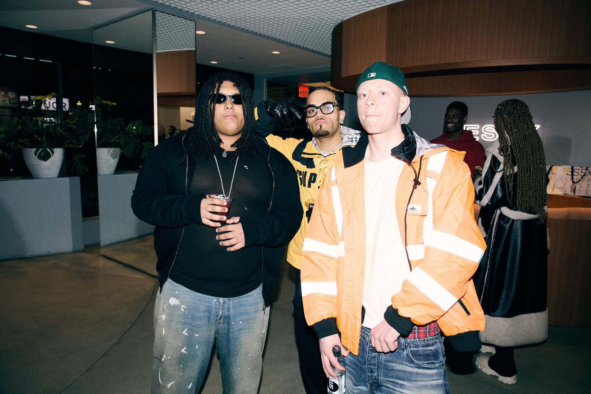 A person wearing incredibly styled clothes from ESSX NYC