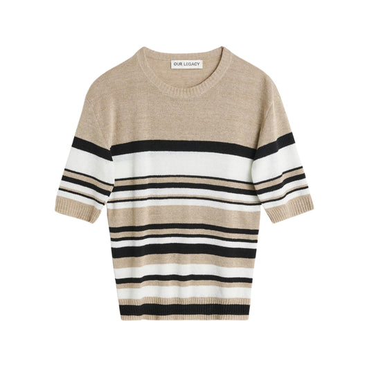 OUR LEGACY STRIPED TEENY LONG SLEEVE TEE MULTI-COLOR
