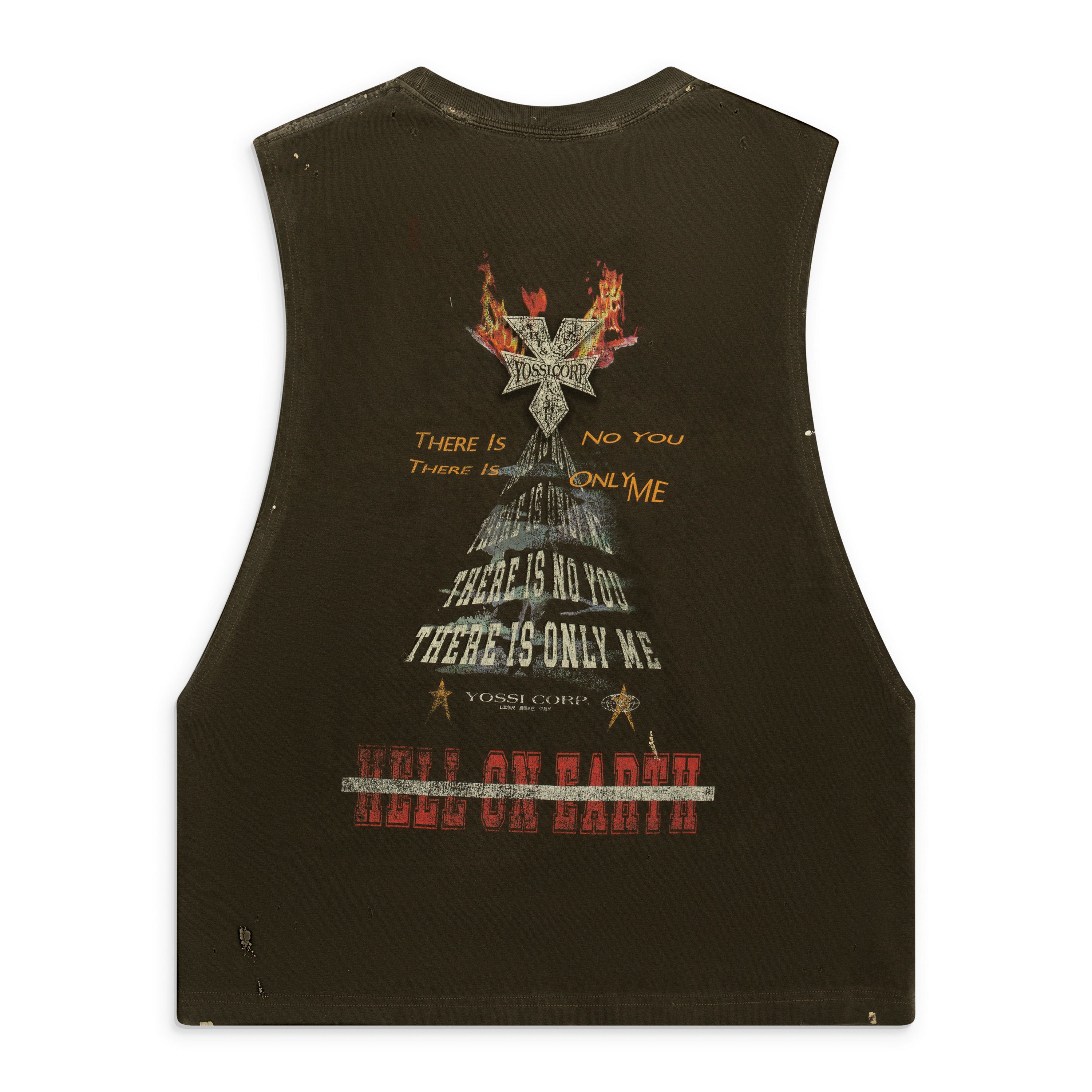 YOSSI CORP Burning Angle Vintage Muscle
Tank Multicolor