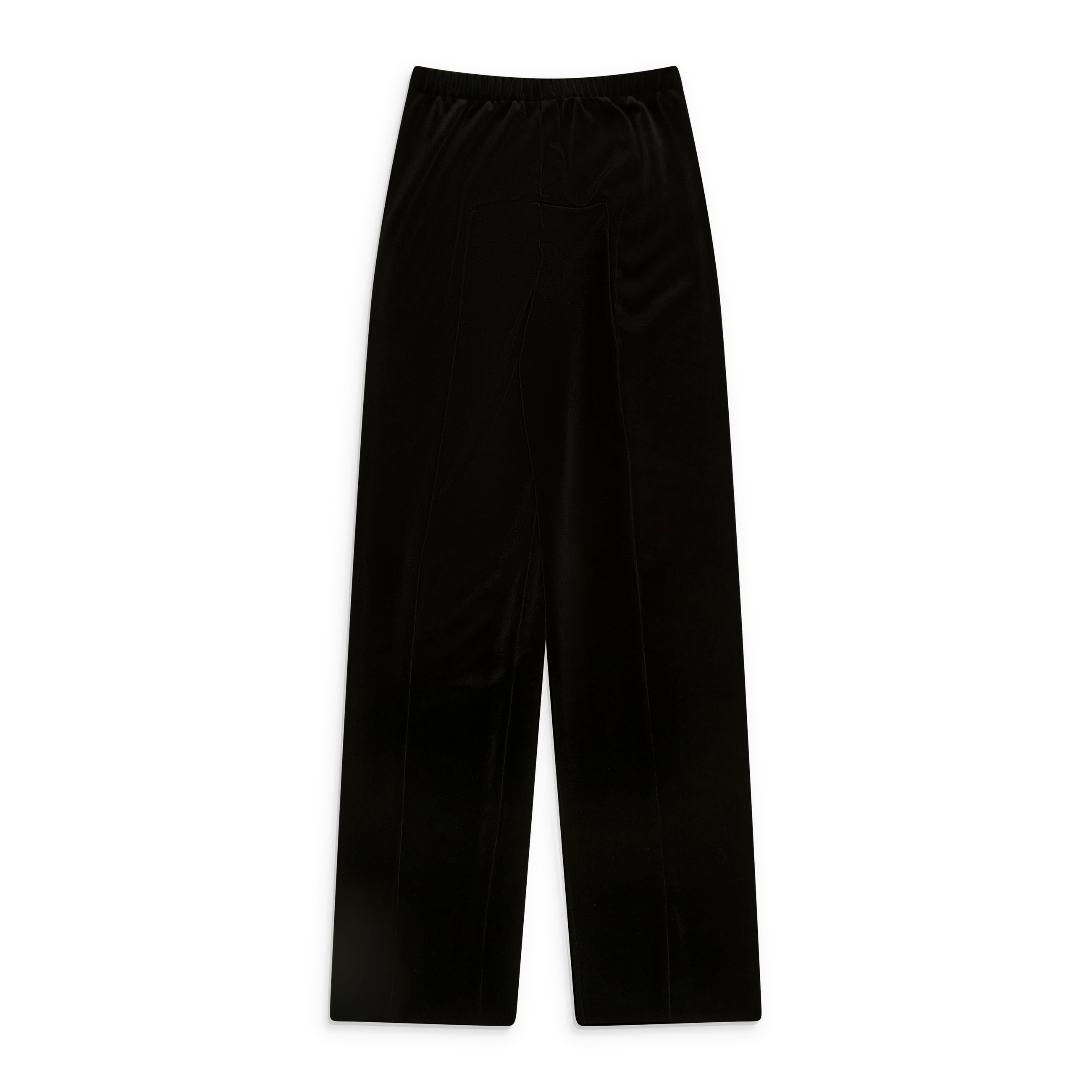 Vetements Velvet Fitted Pants Black
