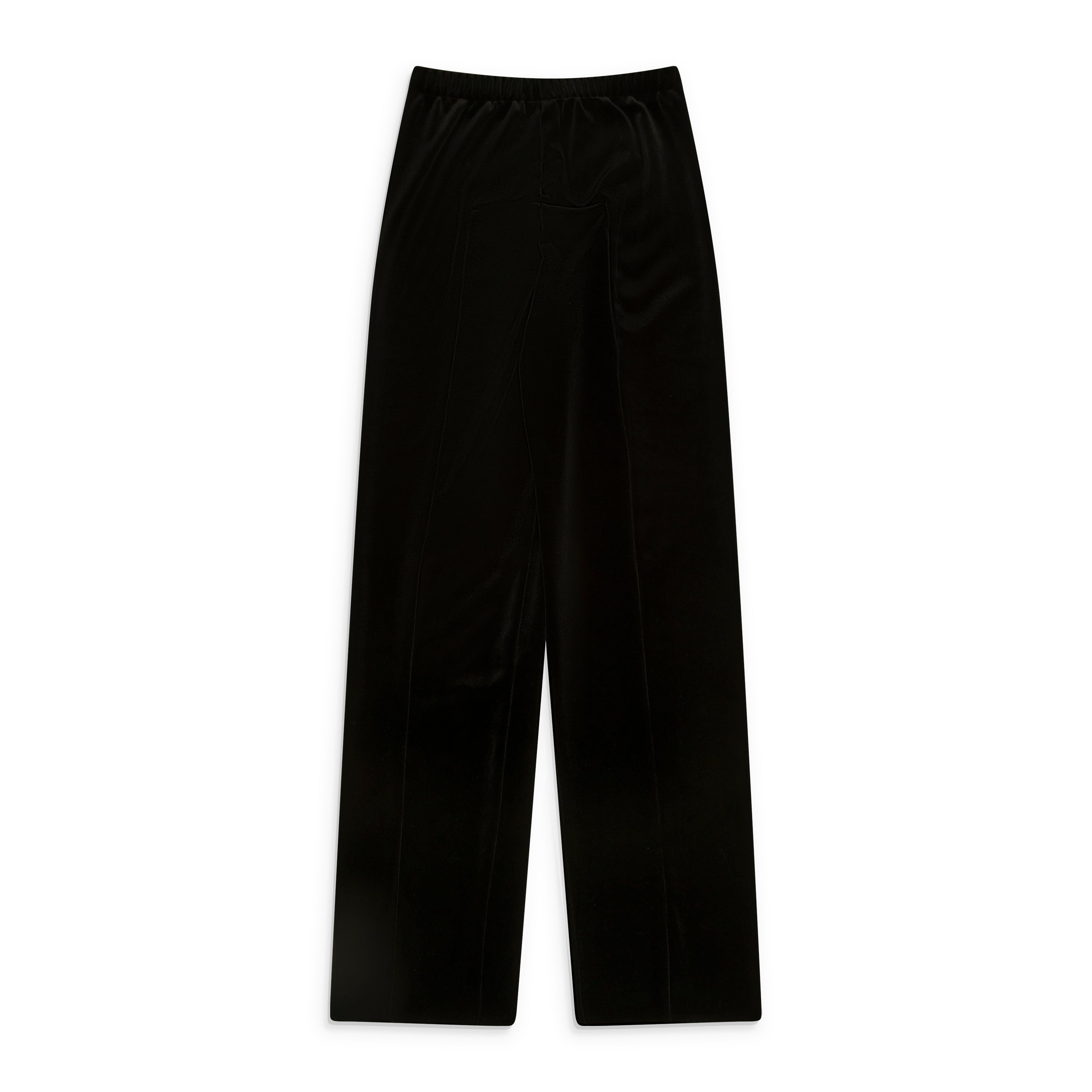 Vetements Velvet Fitted Pants Black