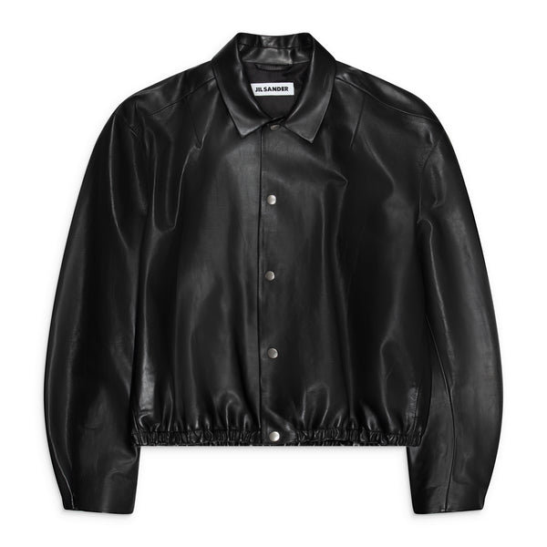Jil Sander Leather Blouson Black – ESSXNYC