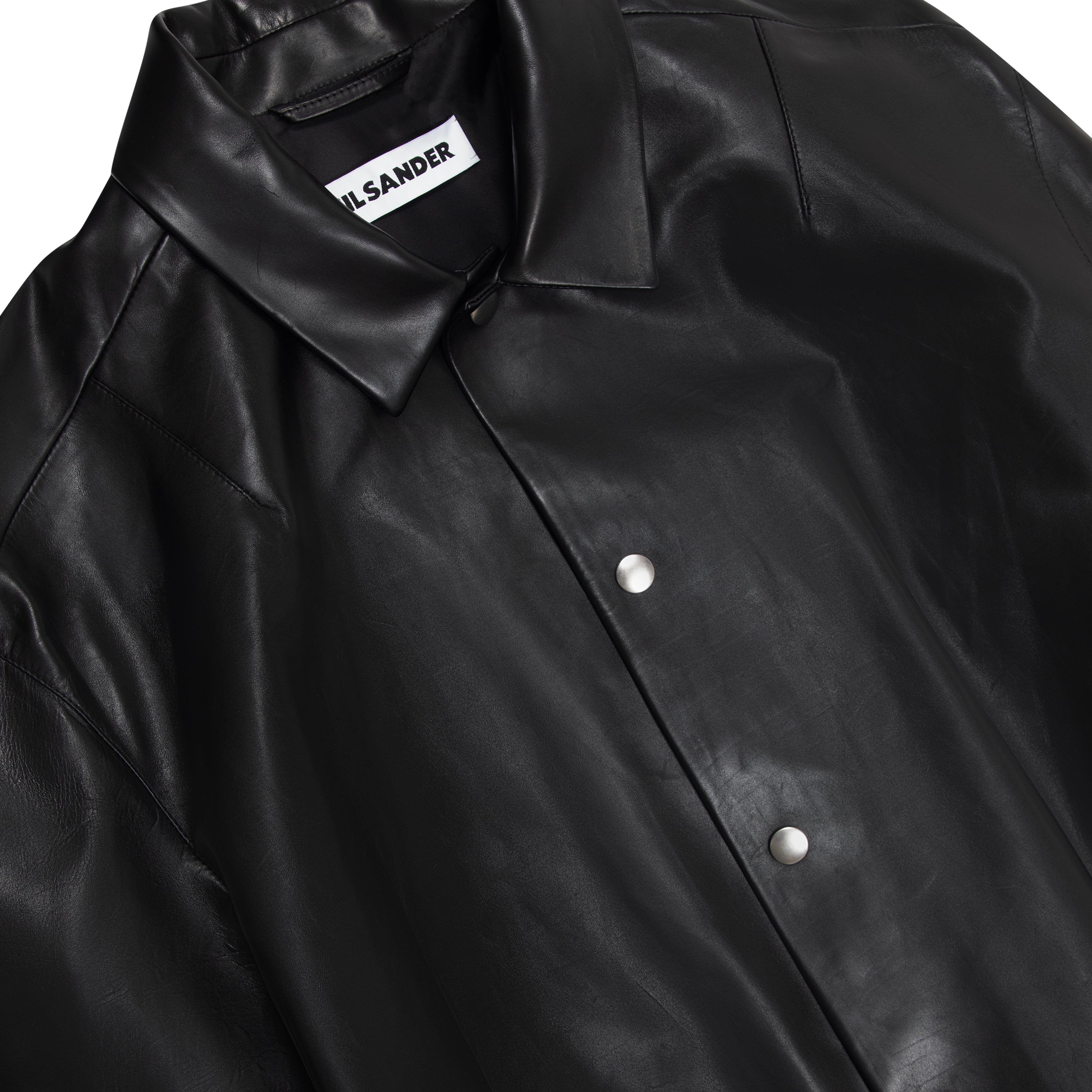 Jil Sander Leather Blouson Black – ESSXNYC