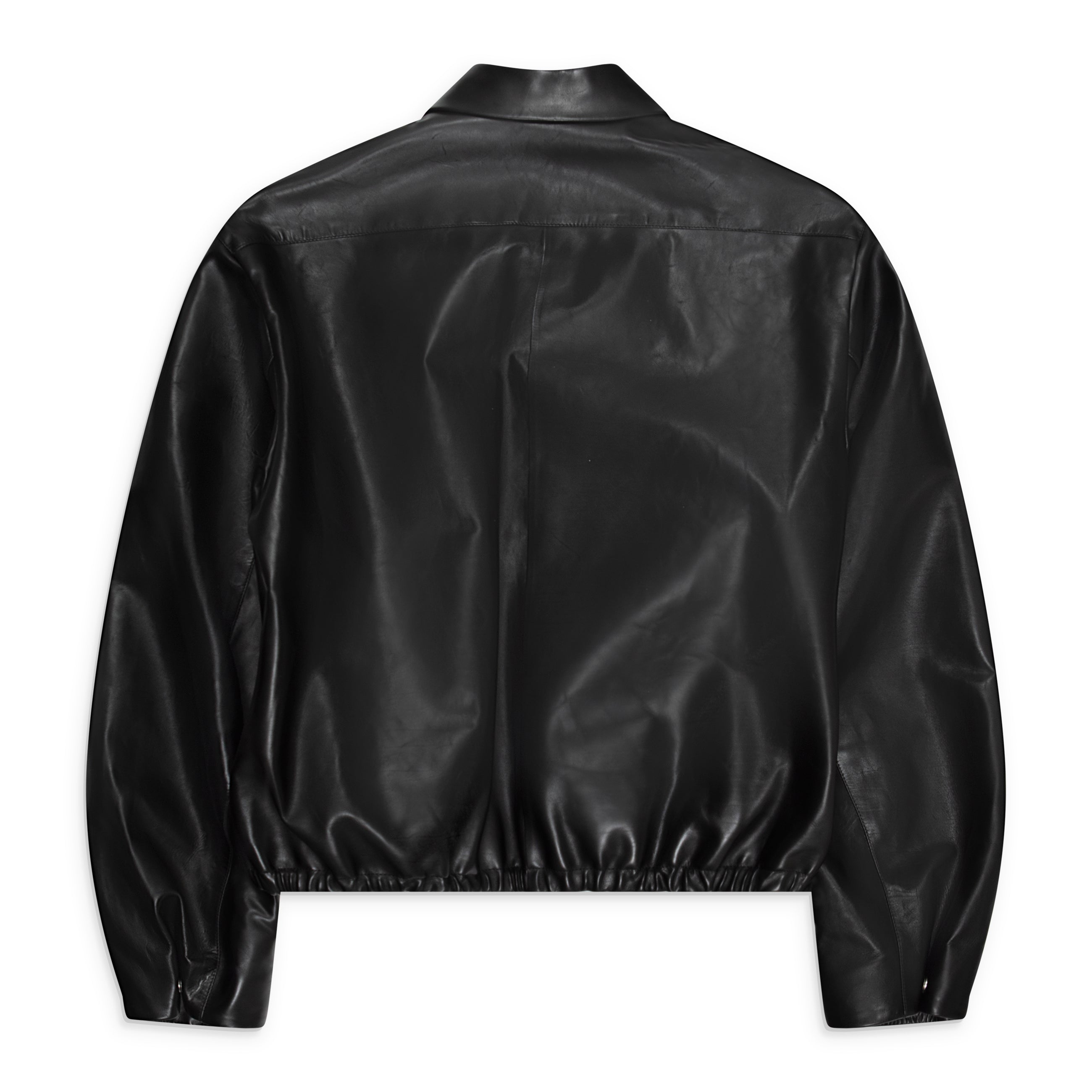 Jil Sander Leather Blouson Black