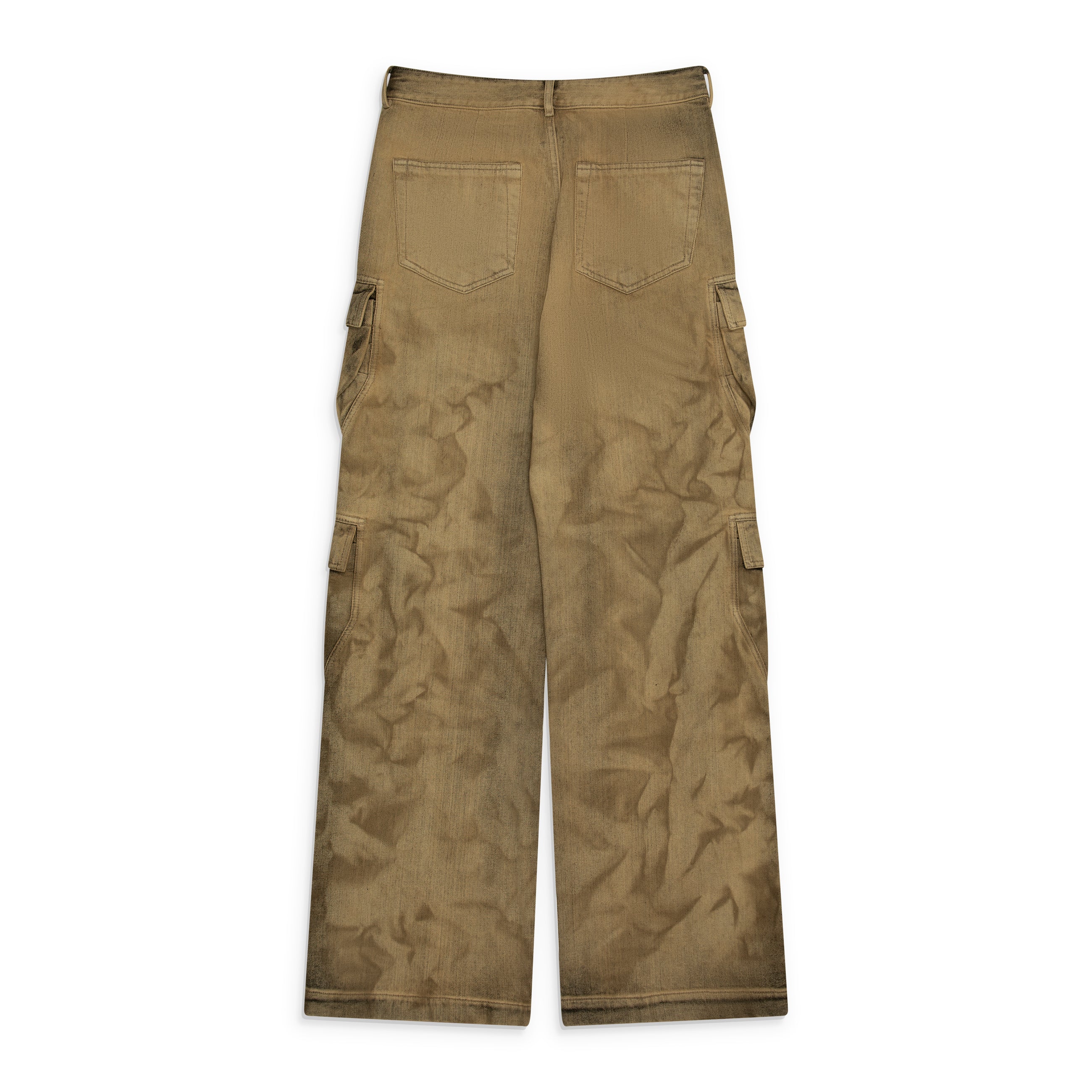 Rick Owens DRKSHDW Double Cargo Jeans Beige